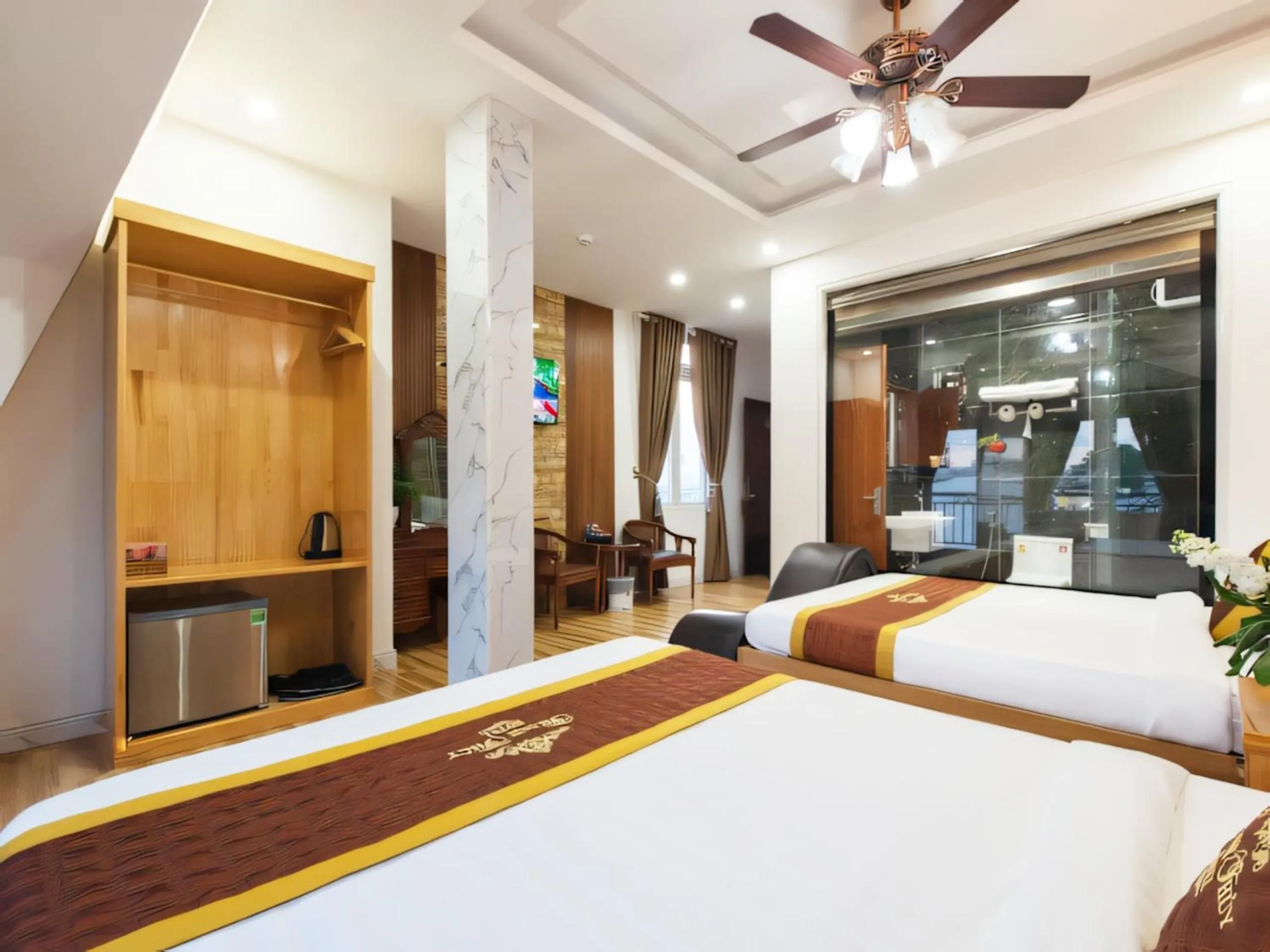 Bed in Thanh Thuy Hotel