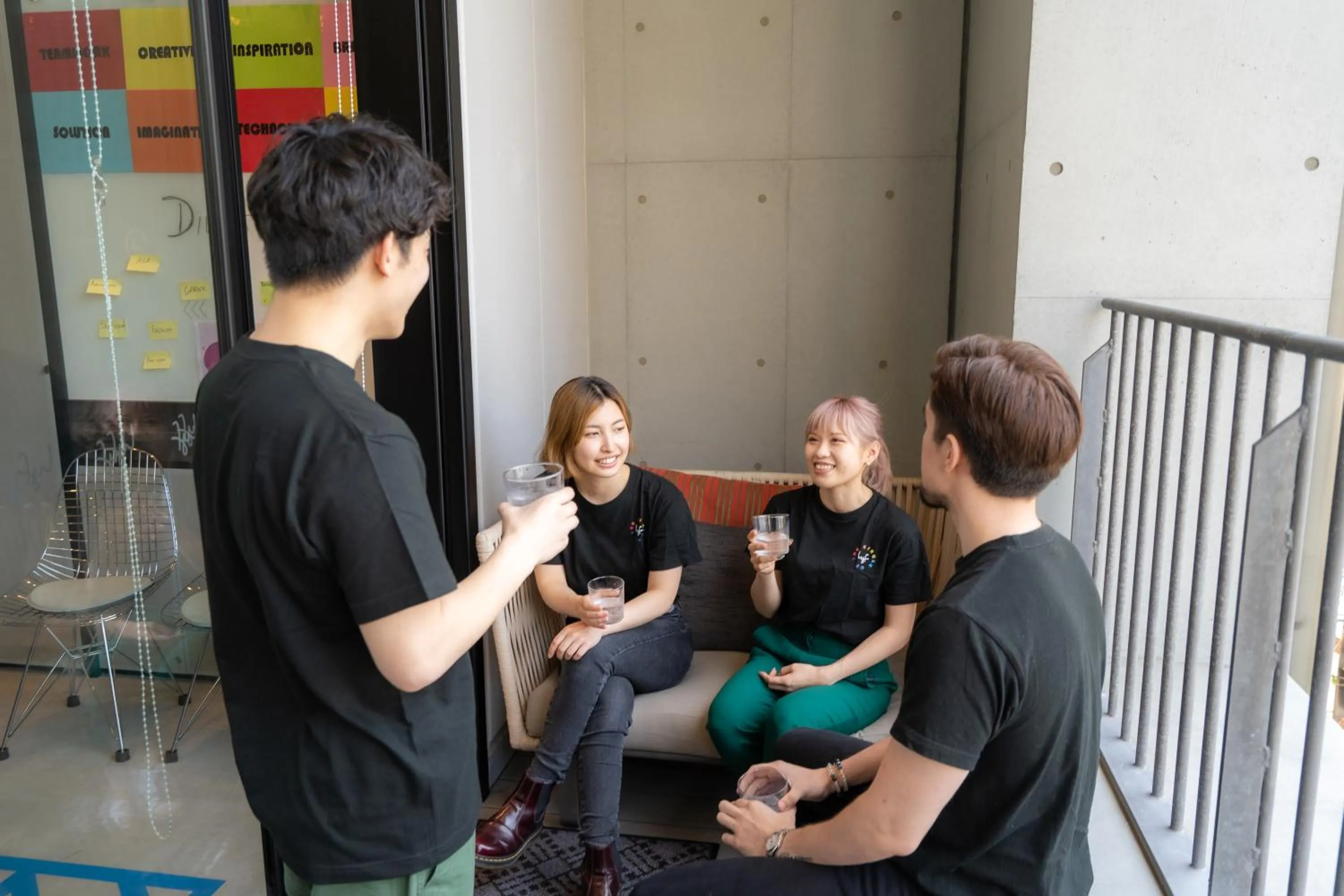 People in lyf Tenjin Fukuoka