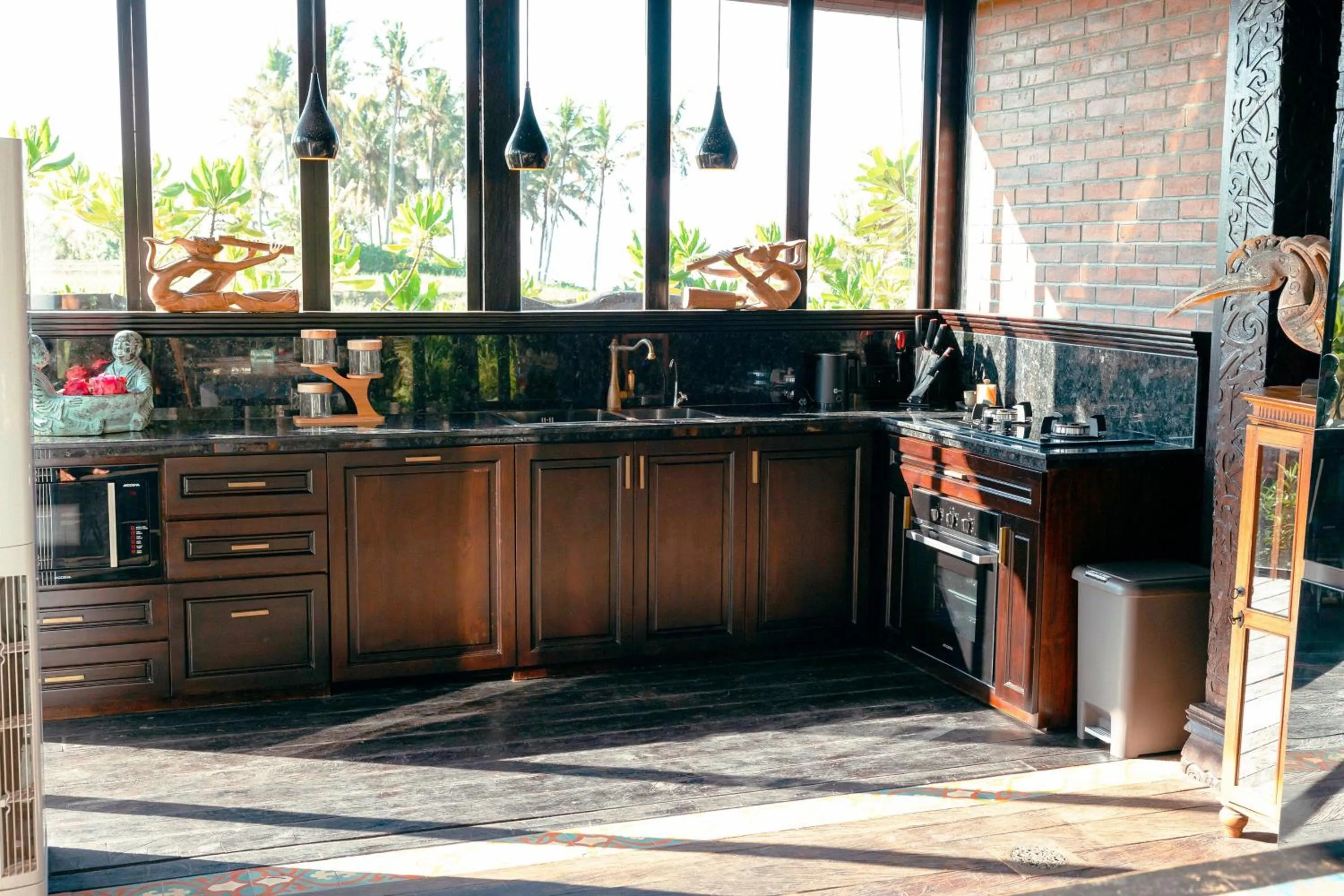 Kitchen or kitchenette in Most Exotic Villa Keong Tabanan