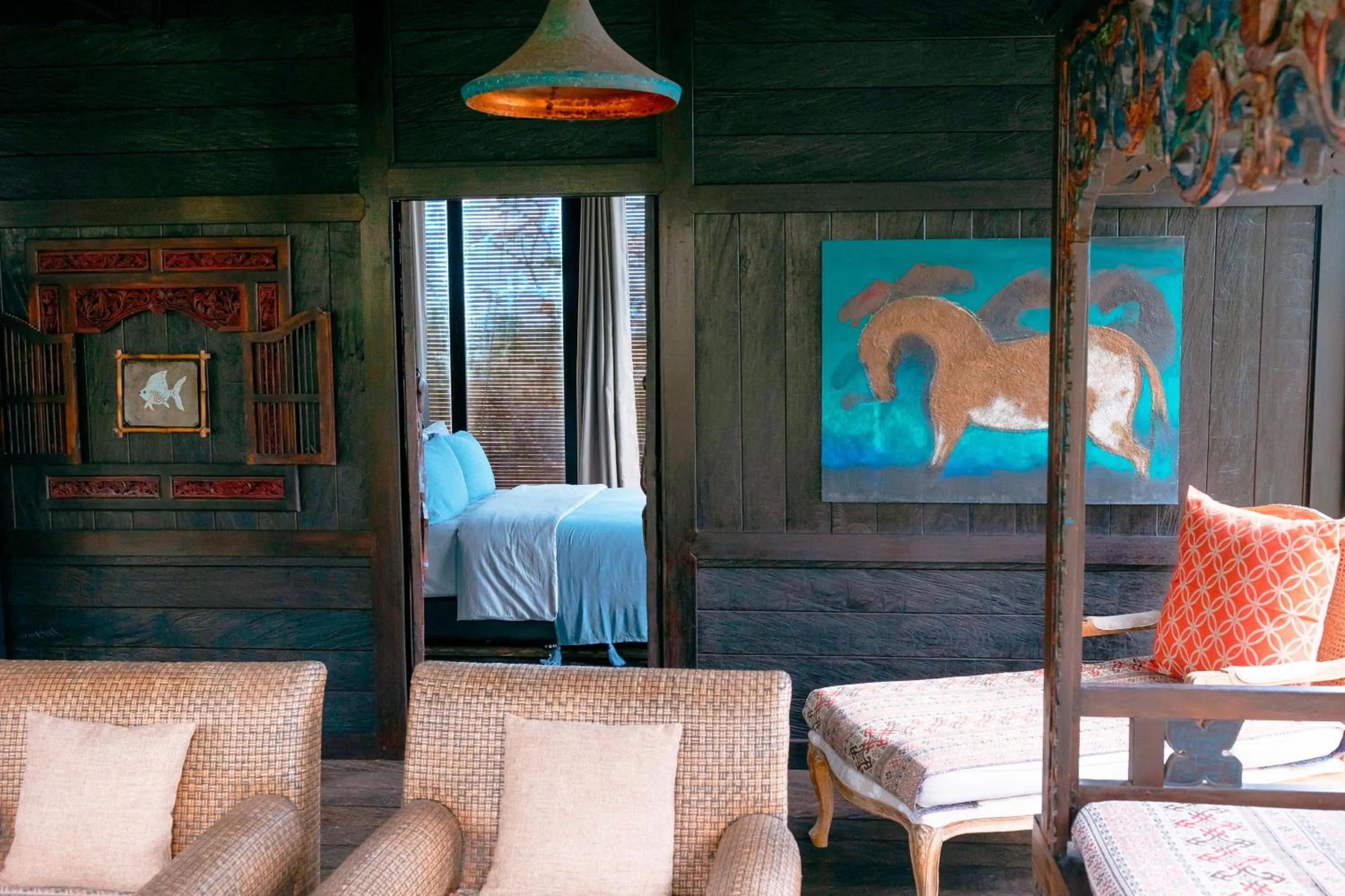 Living room in Most Exotic Villa Keong Tabanan