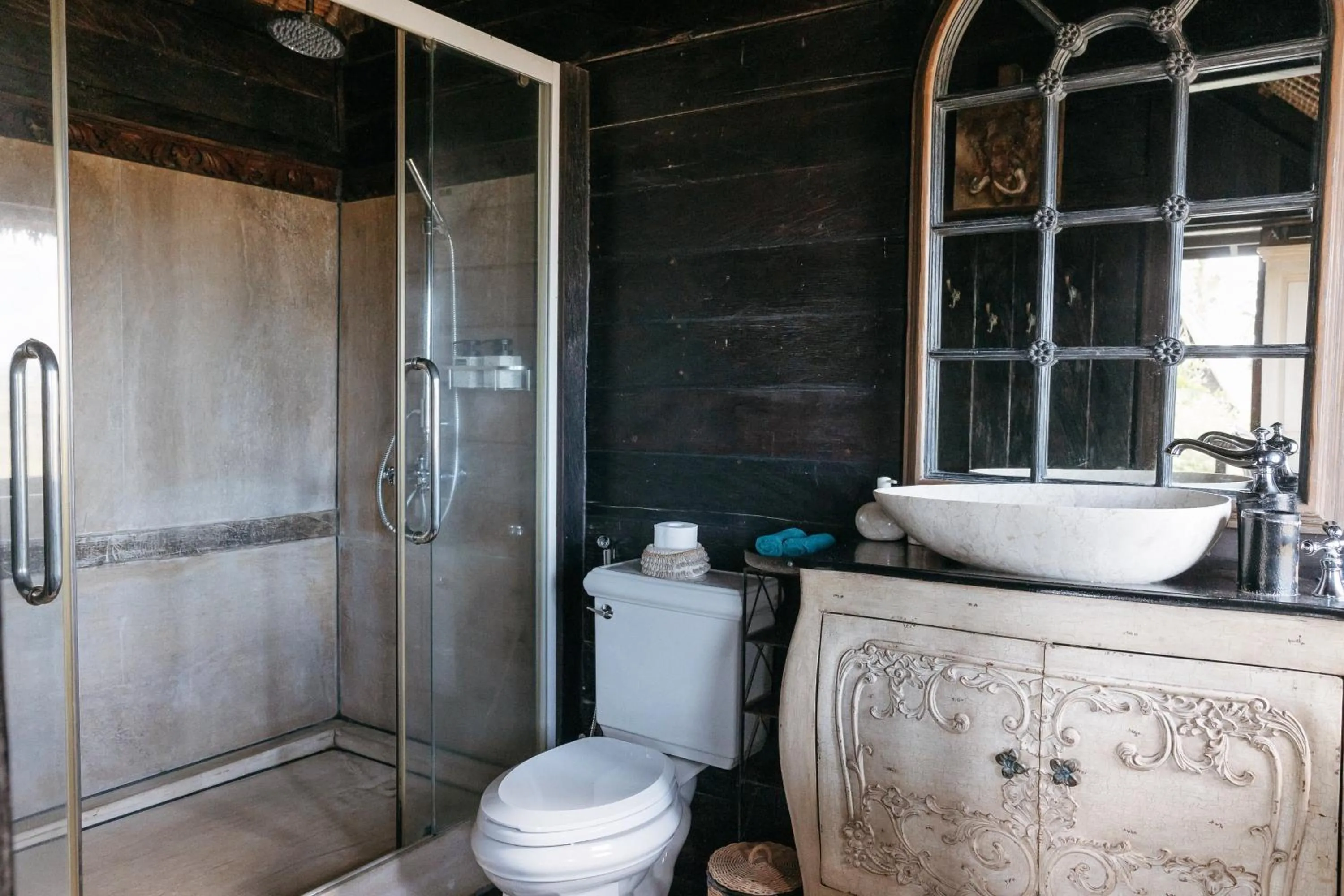 Shower in Most Exotic Villa Keong Tabanan