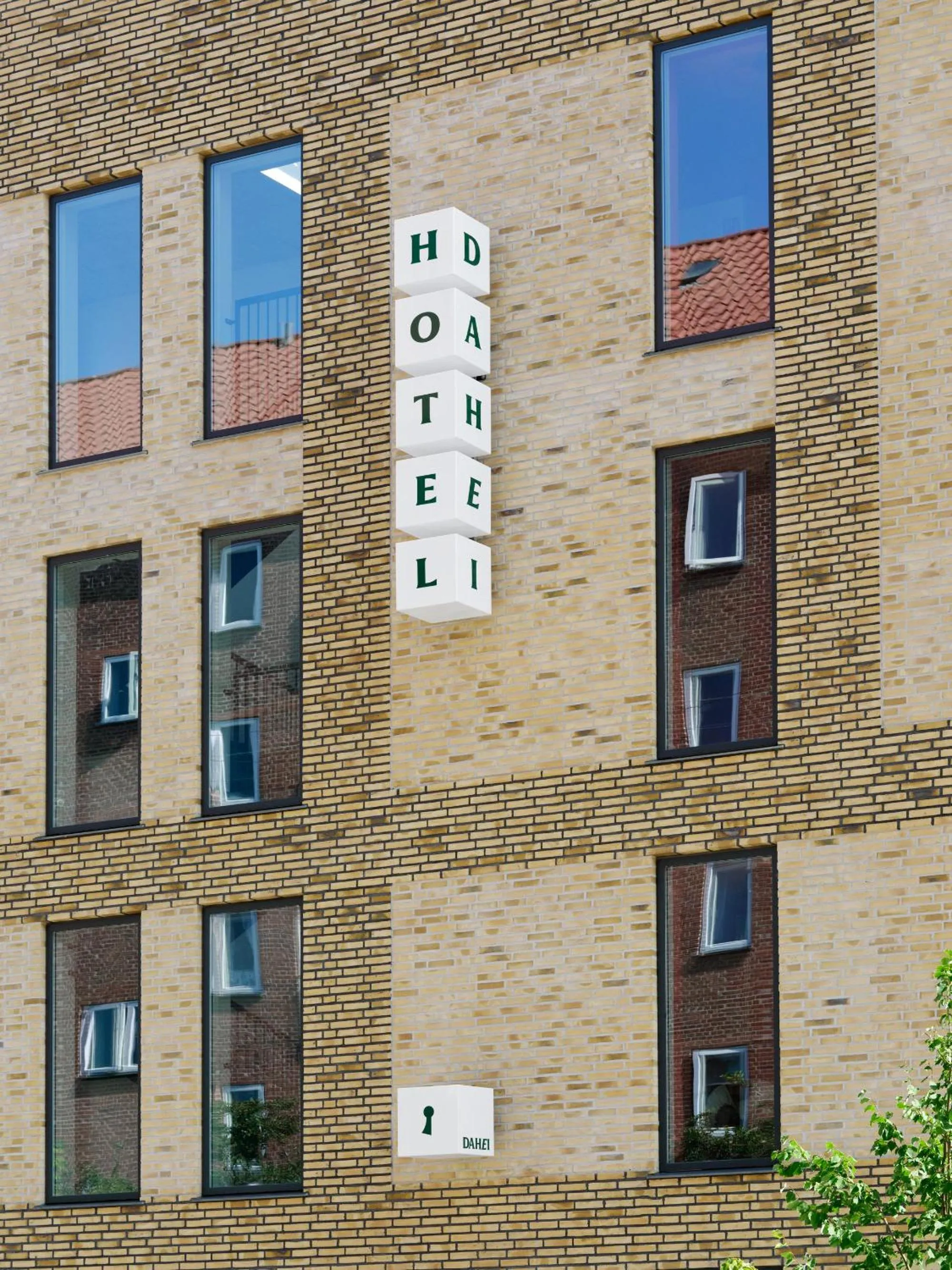 Property logo or sign in Dahei Apartment Hotel