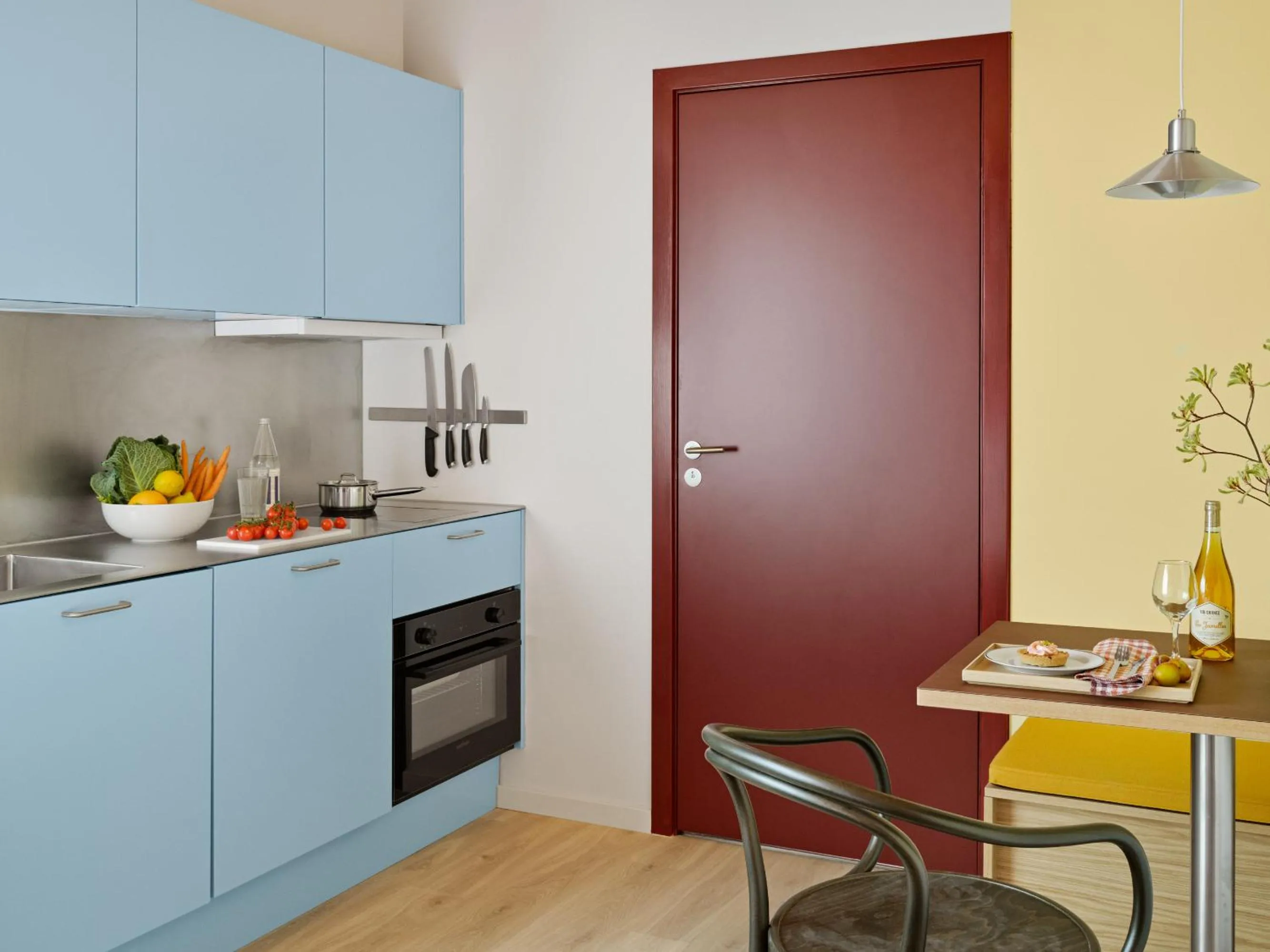 Kitchen or kitchenette in Dahei Apartment Hotel