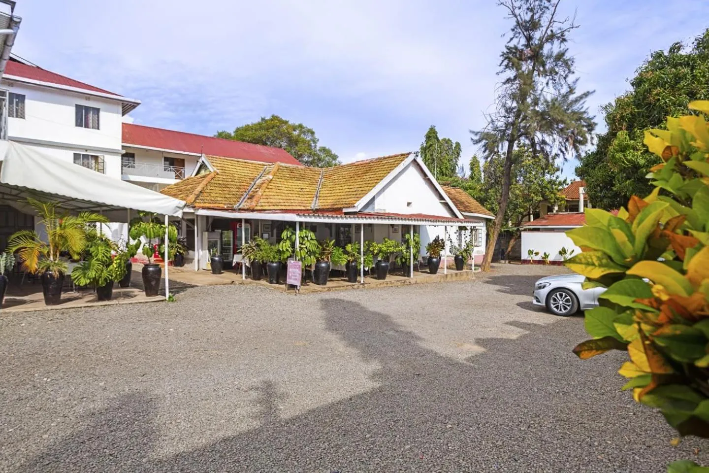 Garden view in Melvic Hotel