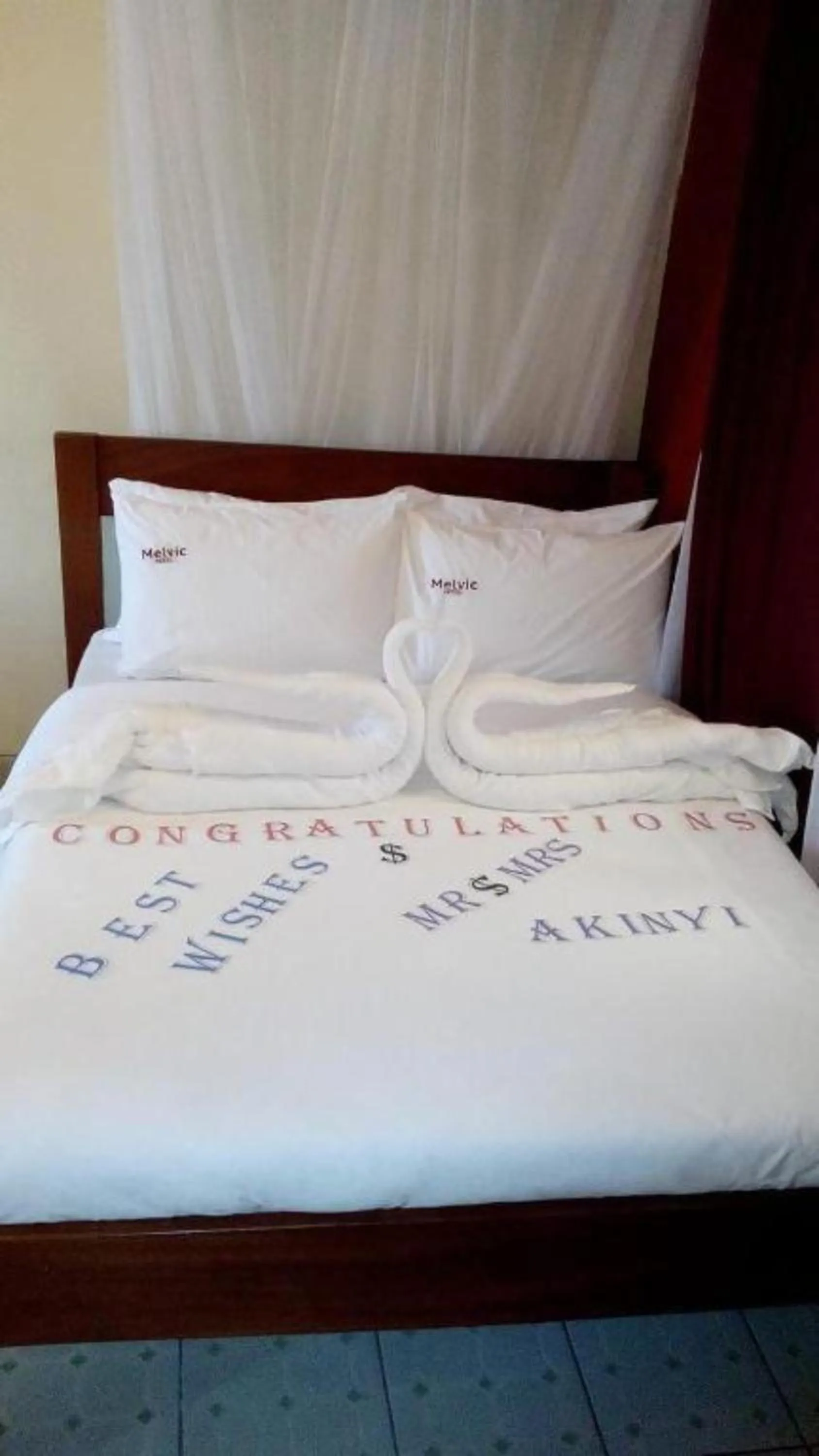 Bedroom in Melvic Hotel