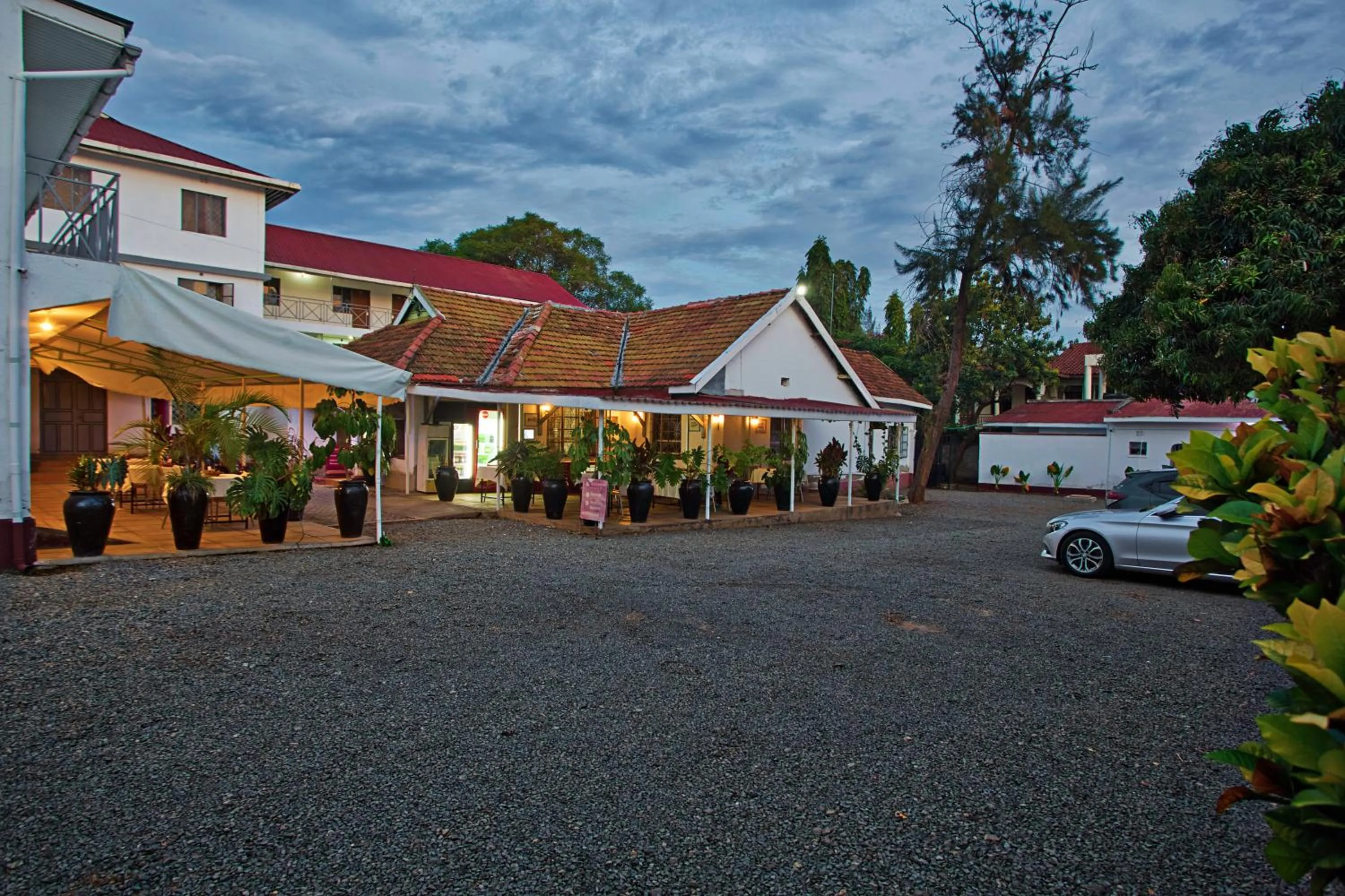 Garden view in Melvic Hotel