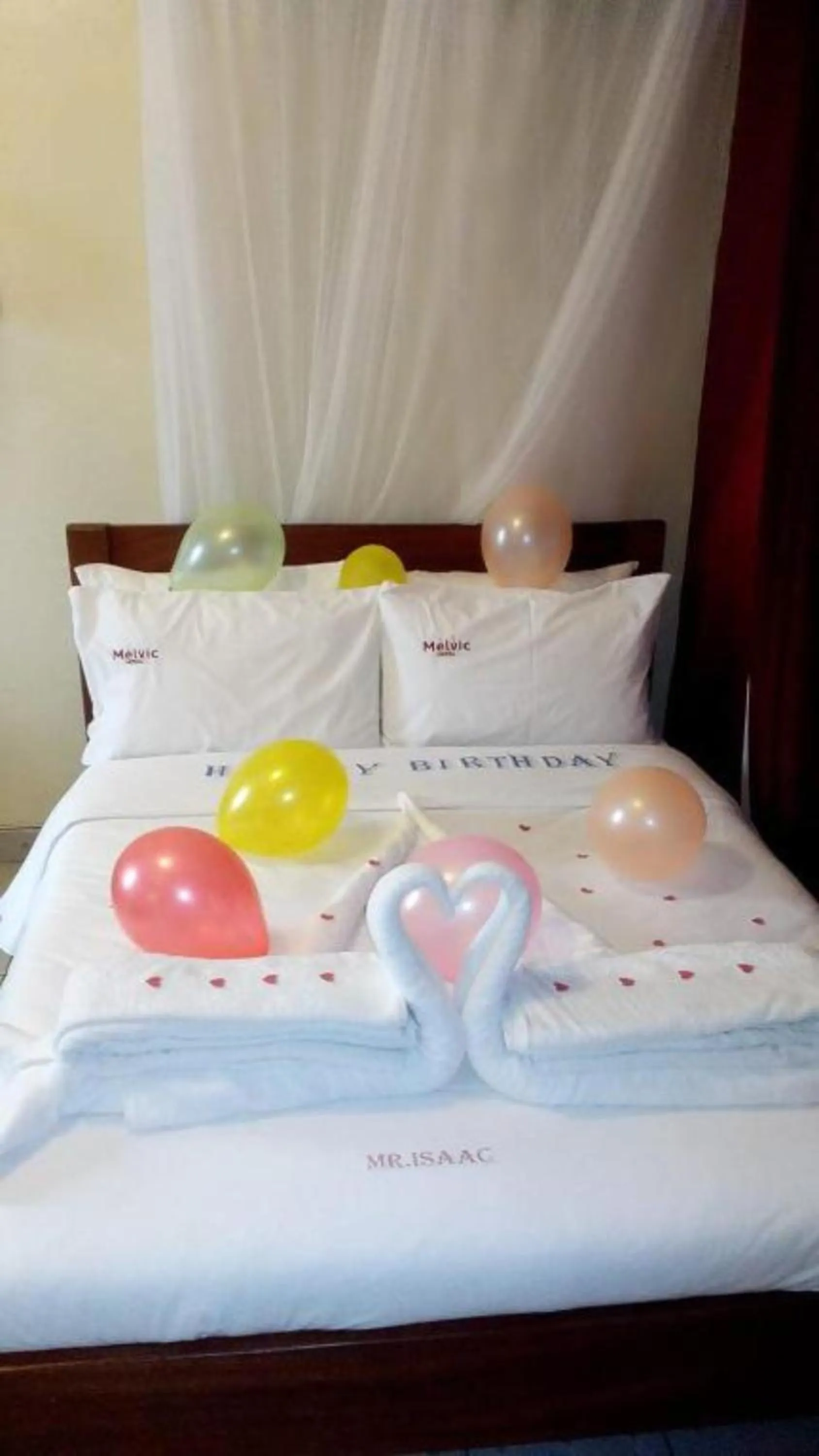 Bedroom in Melvic Hotel