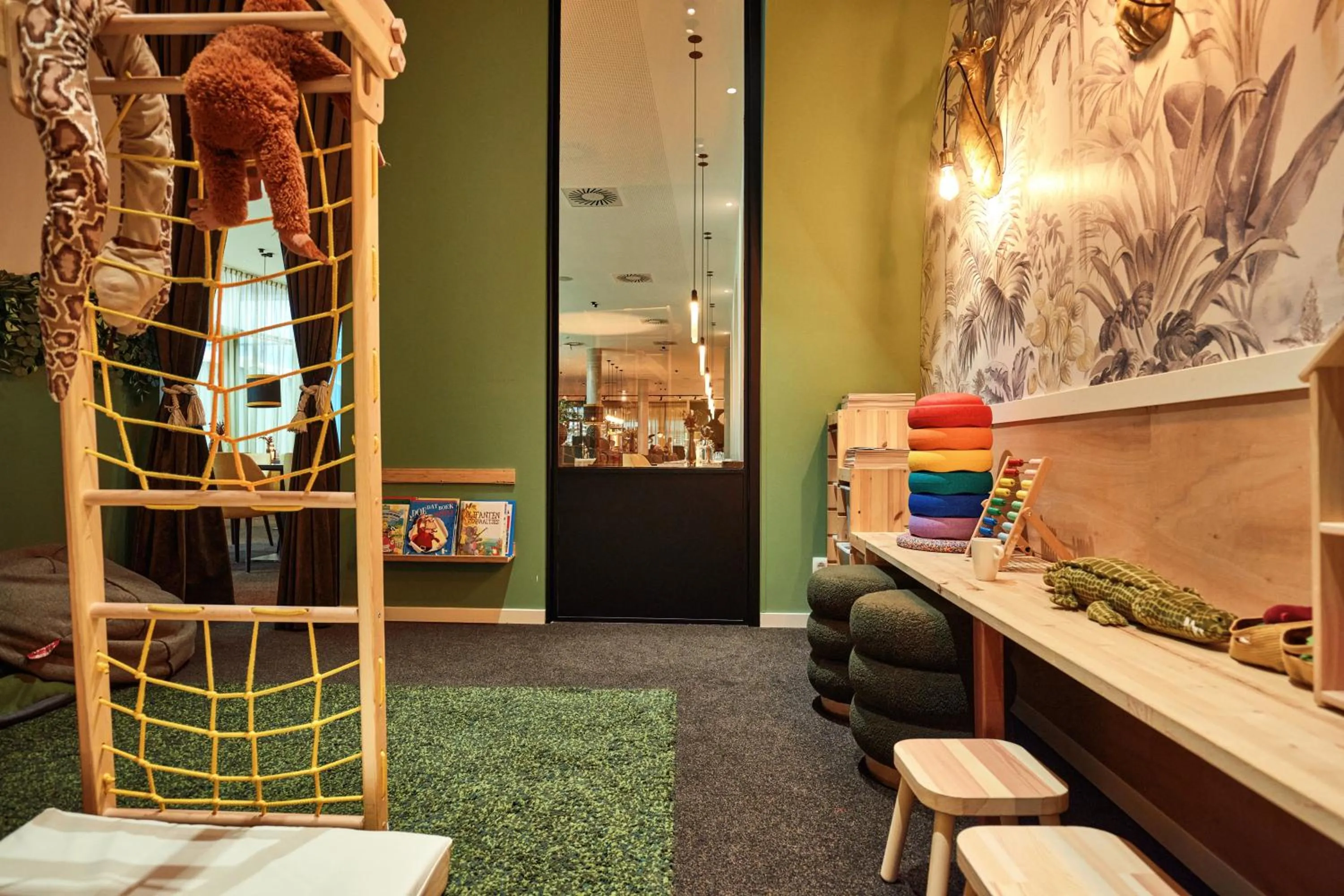 Children play ground in Van der Valk Hotel Gent