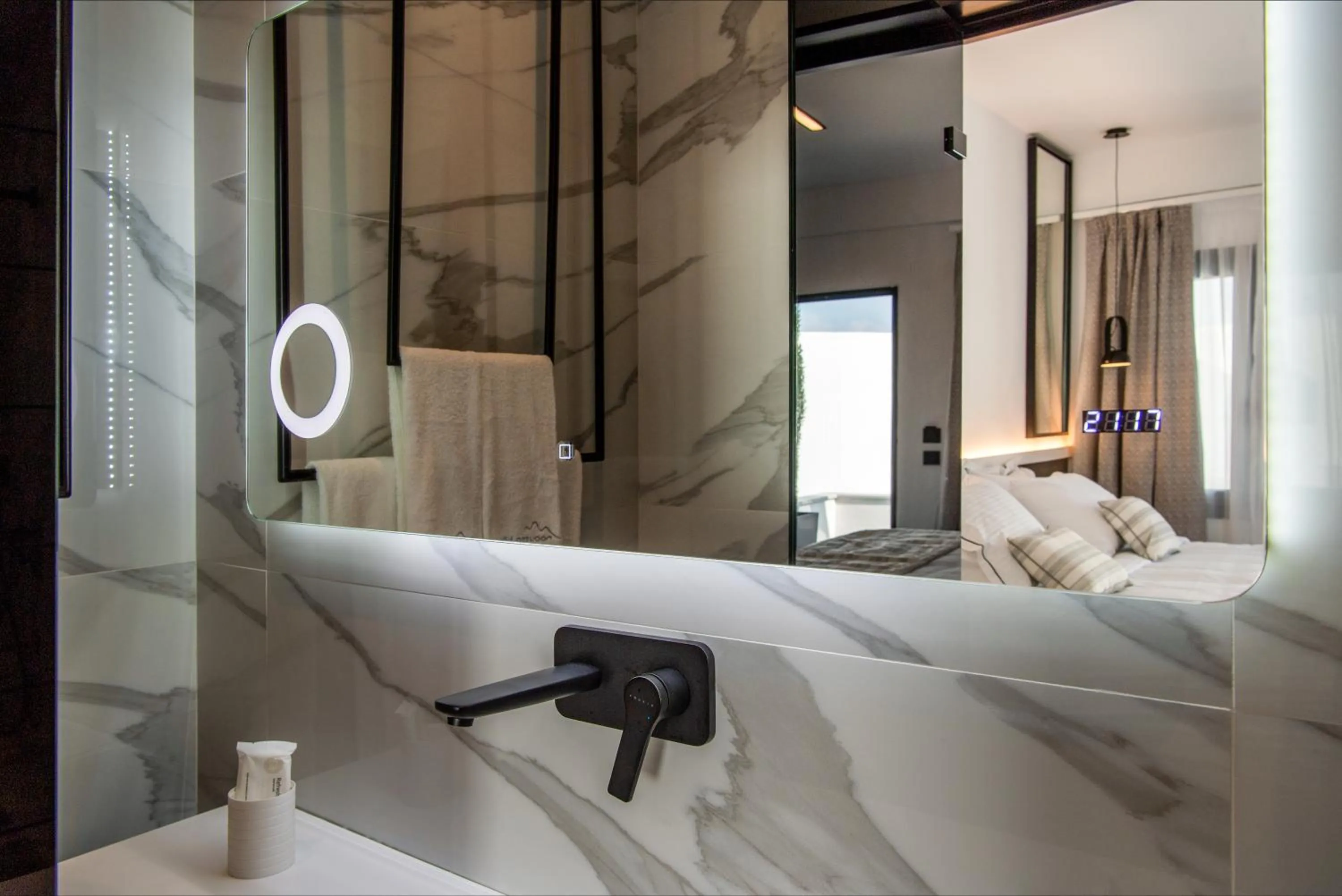 Bathroom in Central Boutique Hotel by naoussa hills adults only