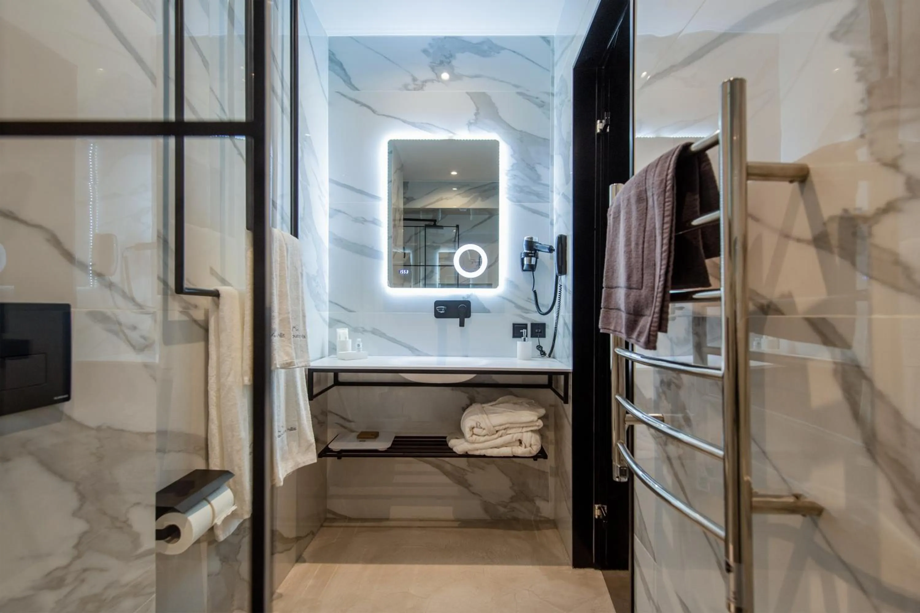 Bathroom in Central Boutique Hotel by naoussa hills adults only