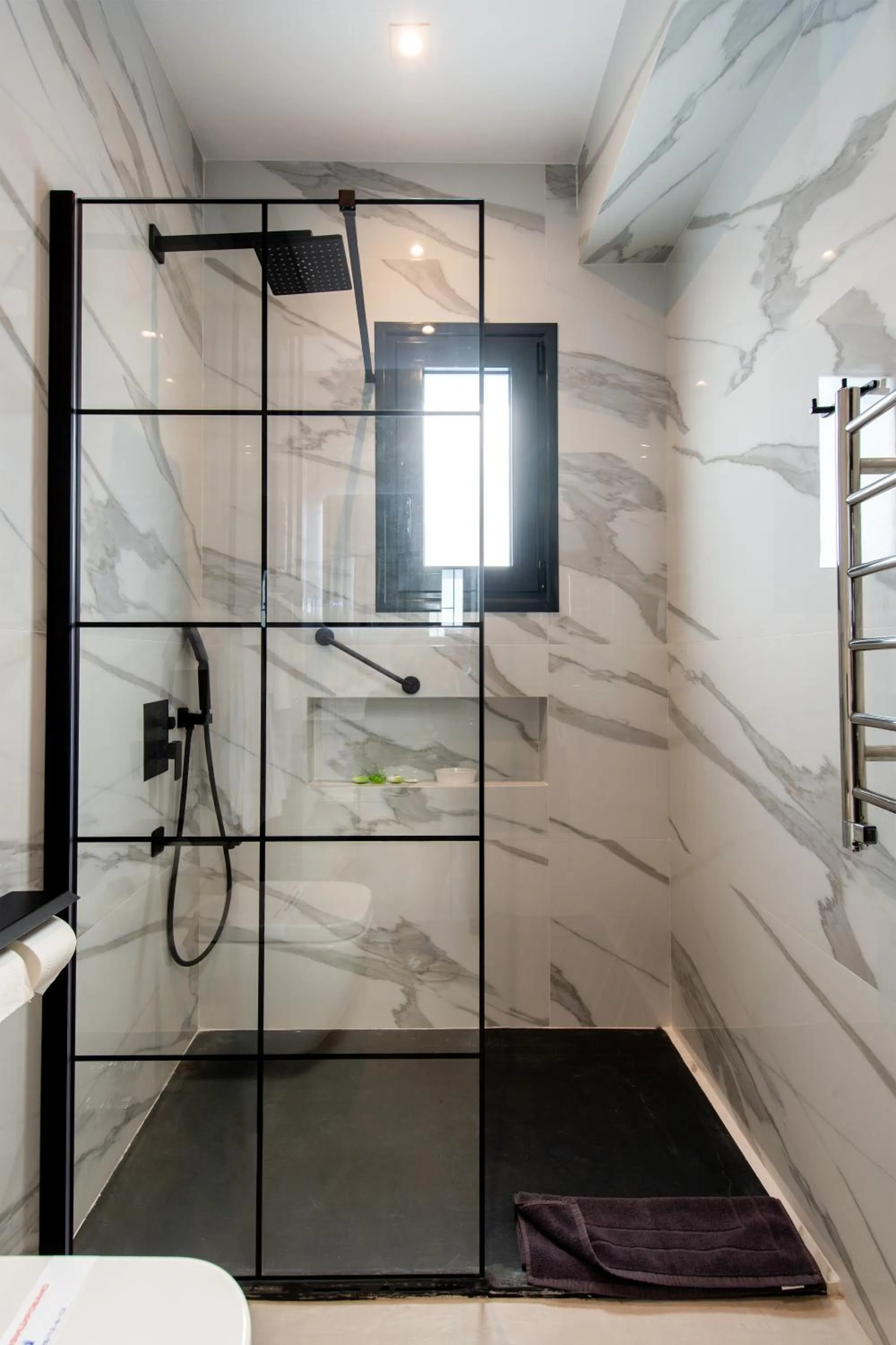 Bathroom in Central Boutique Hotel by naoussa hills adults only