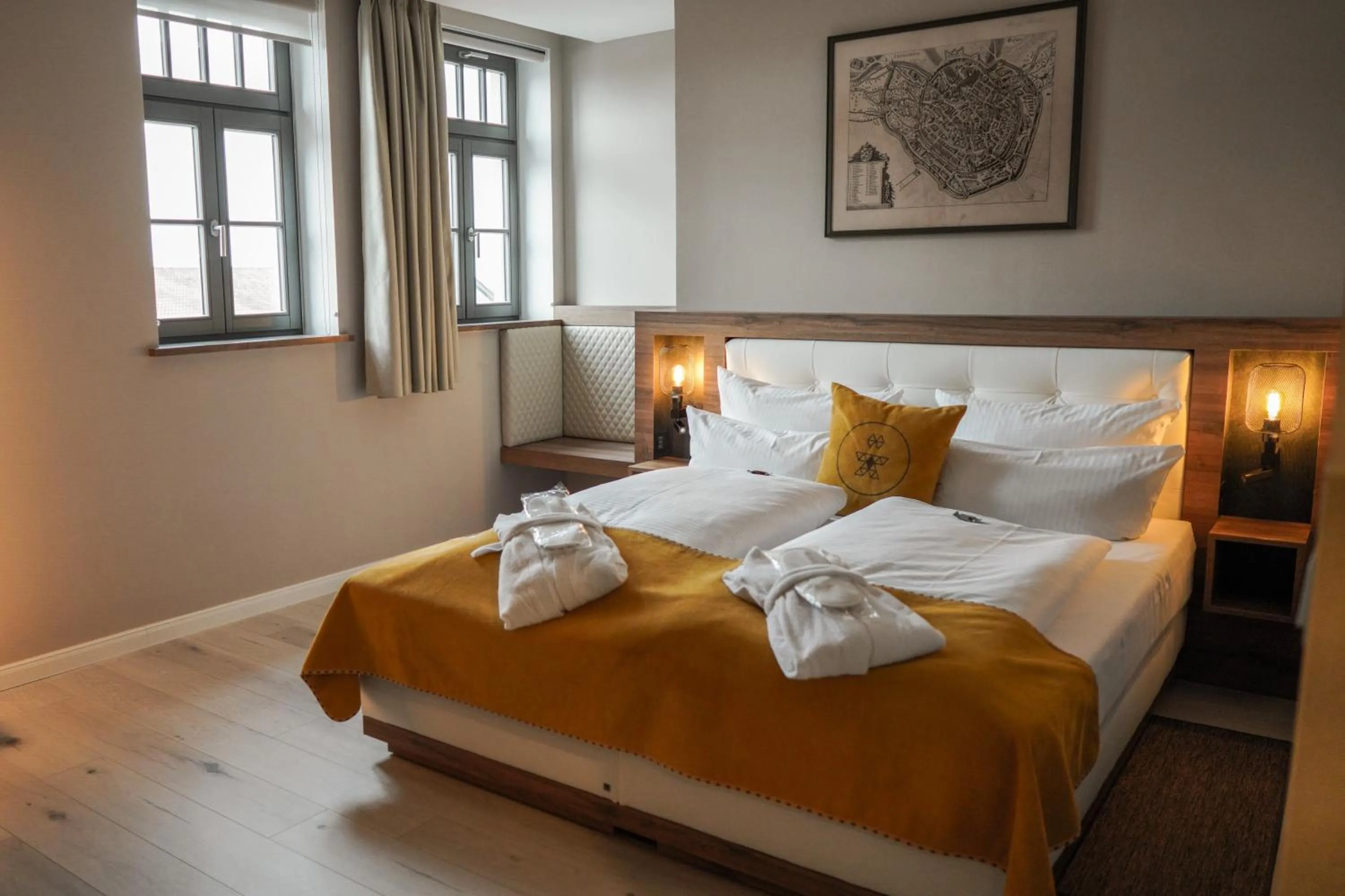 Bed in DAS KEHRS - Hotel auf dem Petersberg