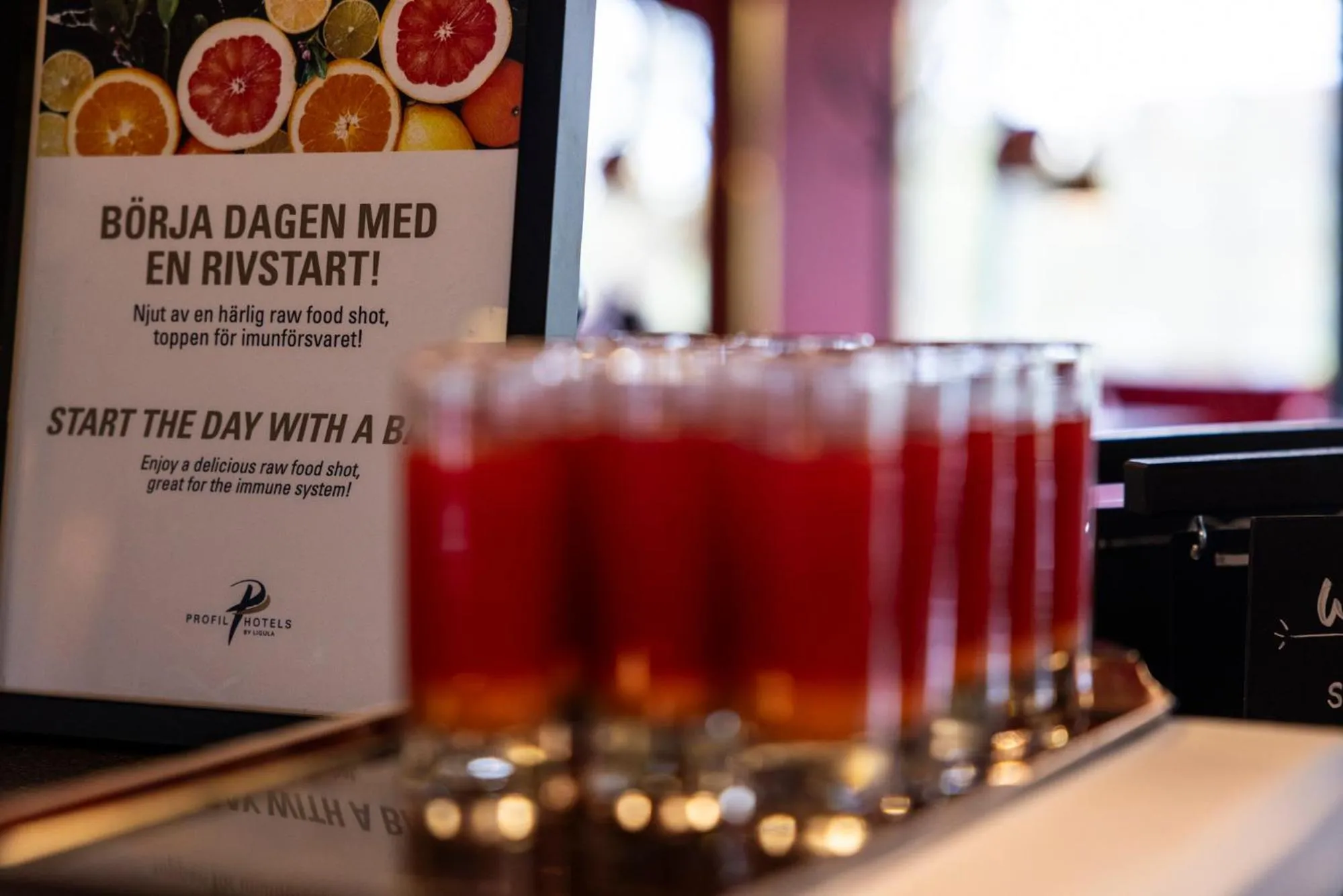 Breakfast in ProfilHotels Nacka