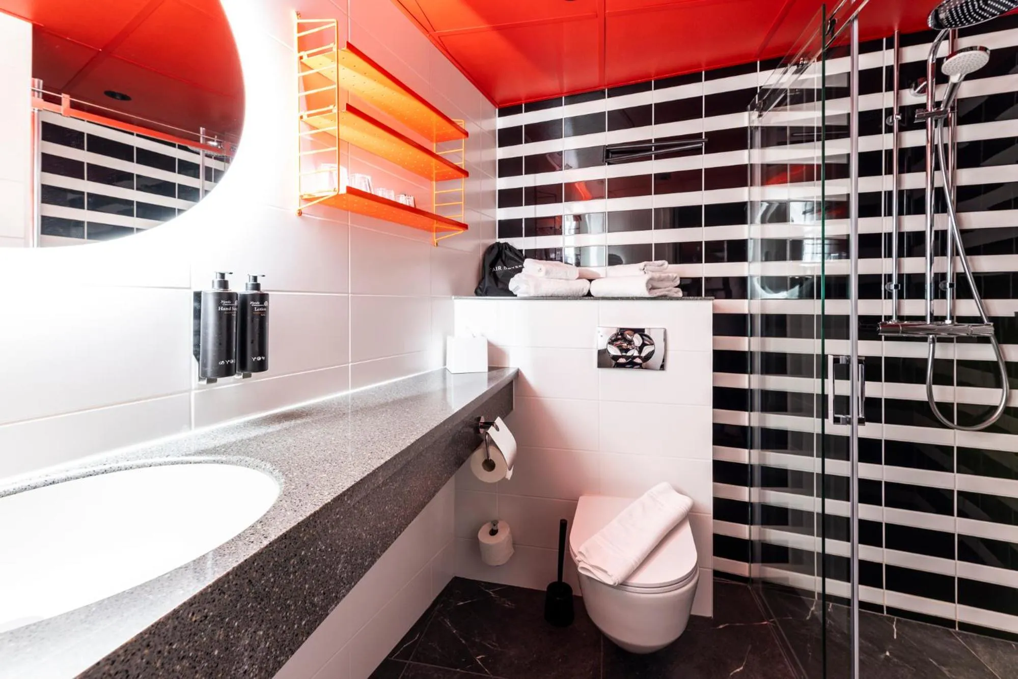 Bathroom in ProfilHotels Nacka