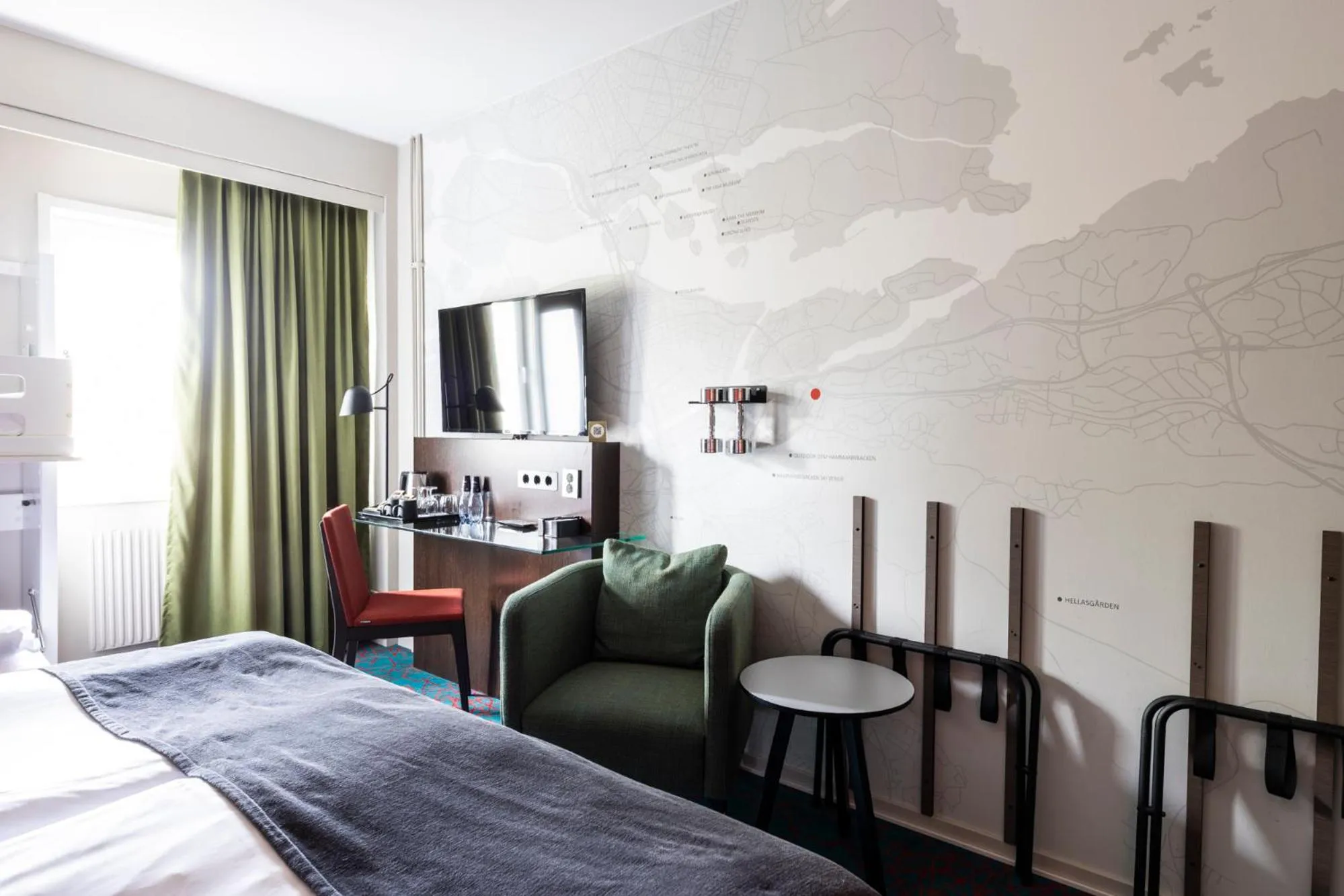 Photo of the whole room, Bed in ProfilHotels Nacka