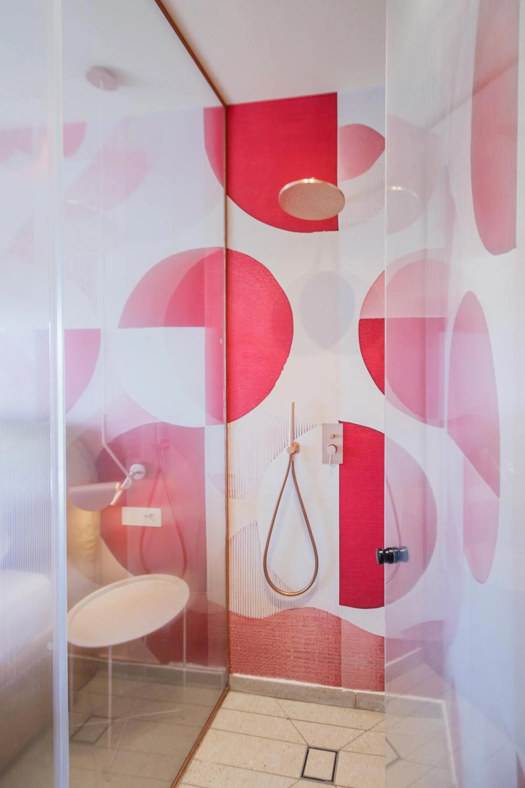 Shower in Rose Club Apartments
