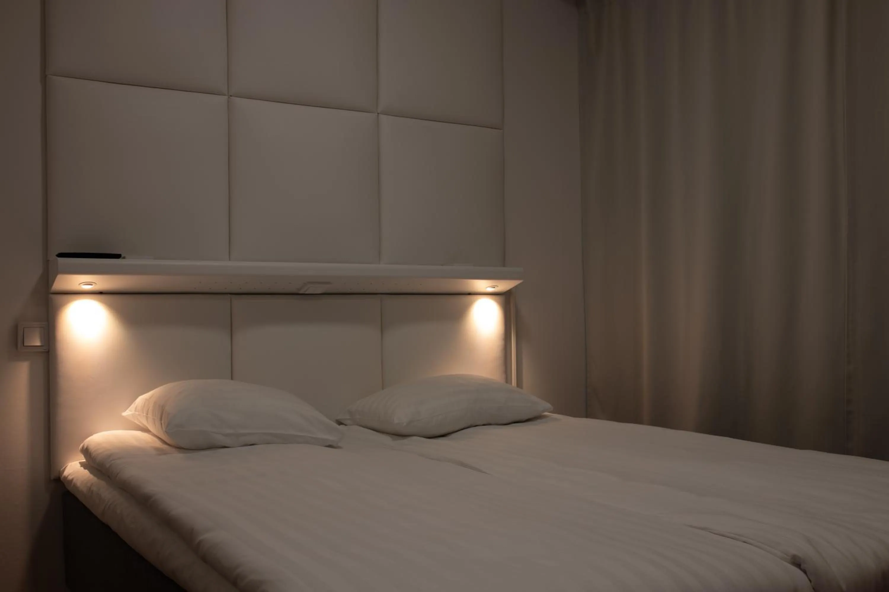 Bed in Omena Hotel Pori