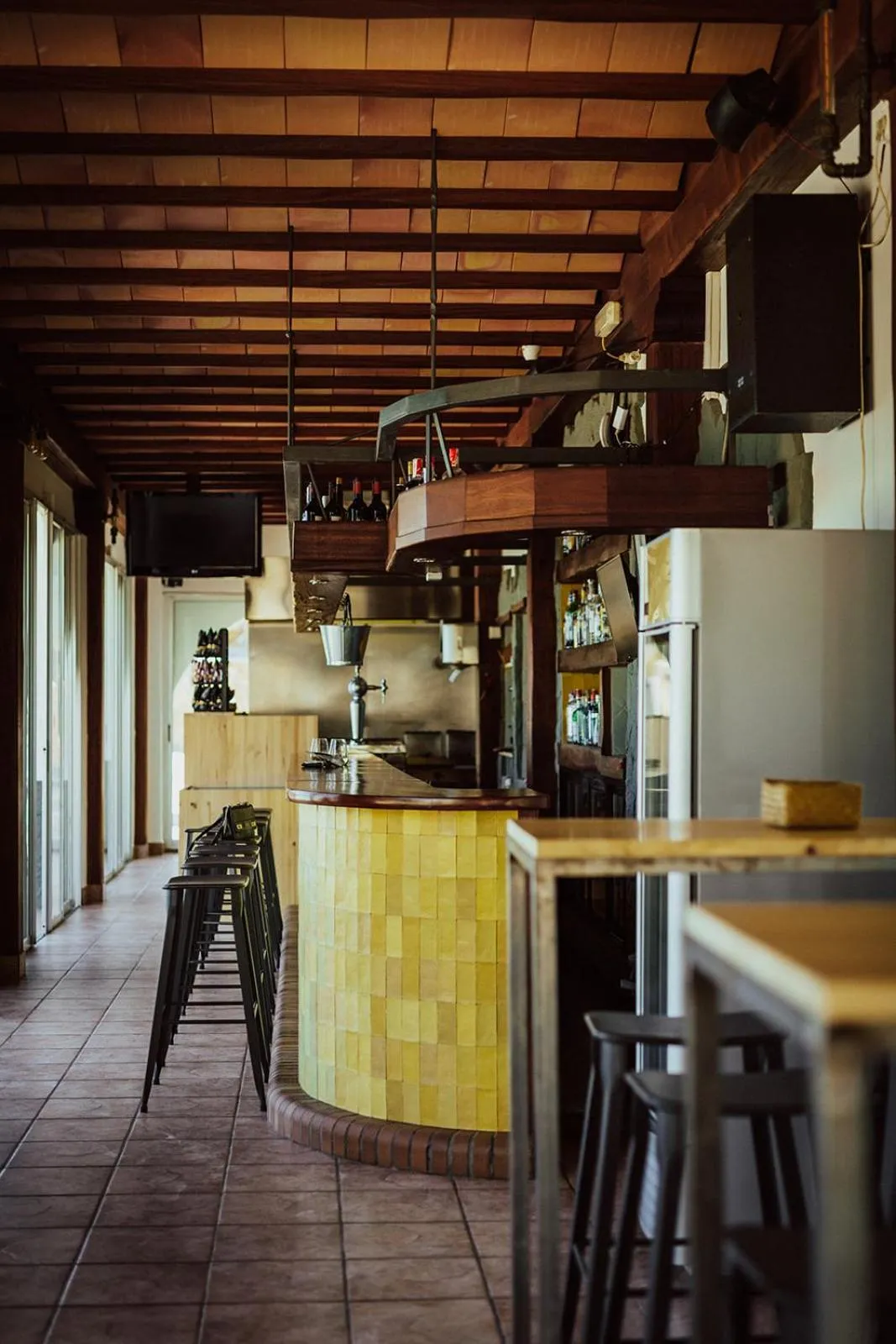 Lounge or bar in Hostal La Cigüeña