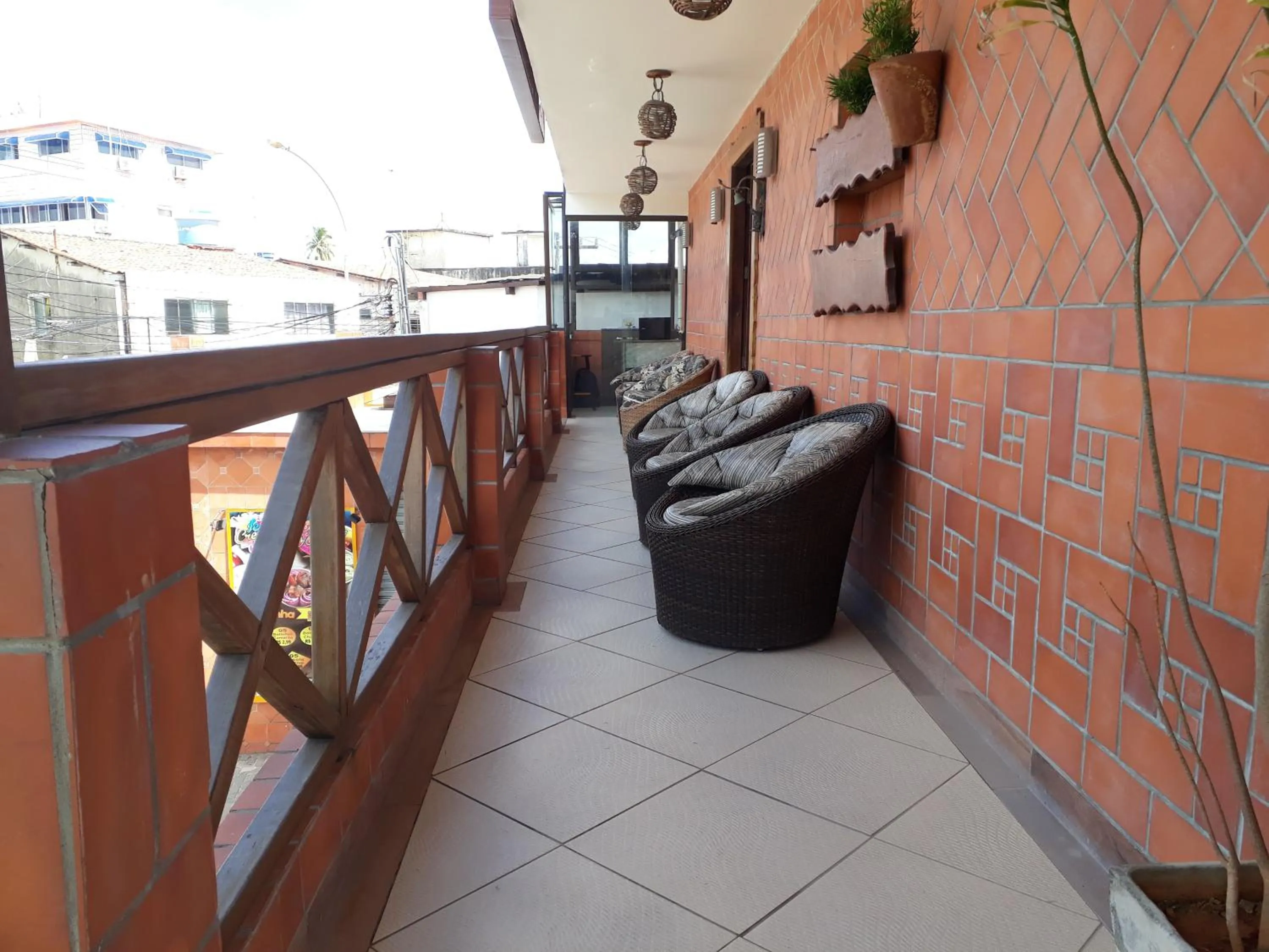 Balcony/Terrace in Pousada Aconchego do Porto