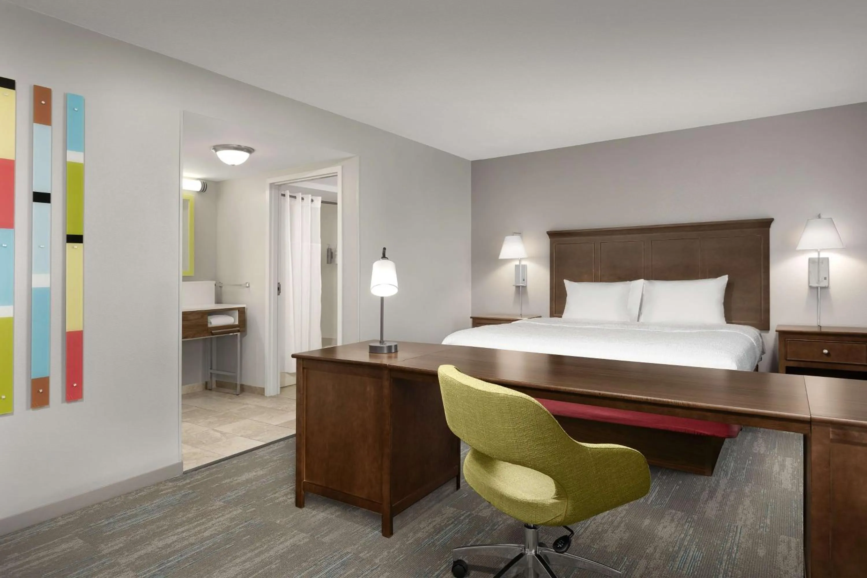 Bedroom, Bed in Hampton Inn & Suites Orlando North Altamonte Springs