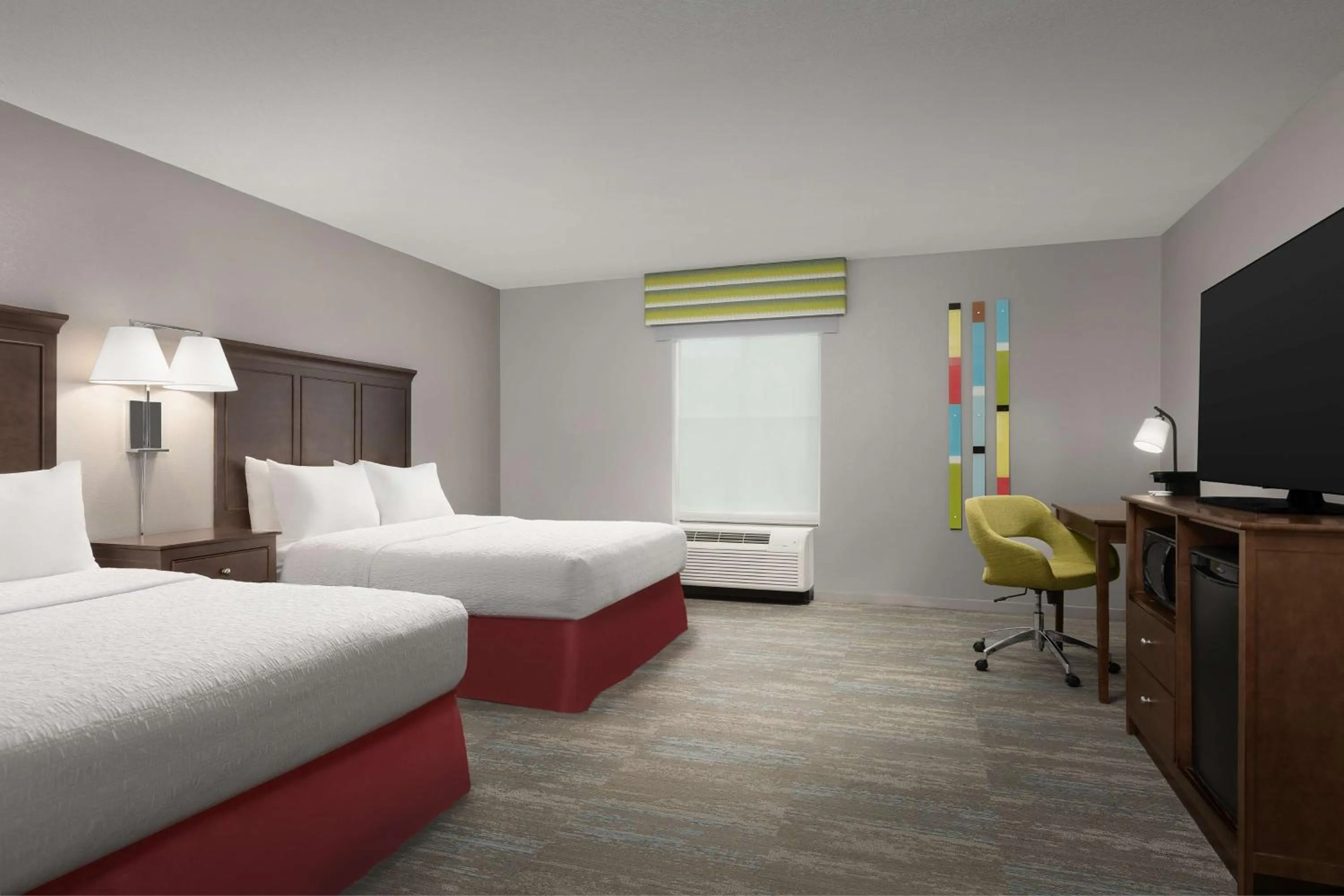 Bed in Hampton Inn & Suites Orlando North Altamonte Springs