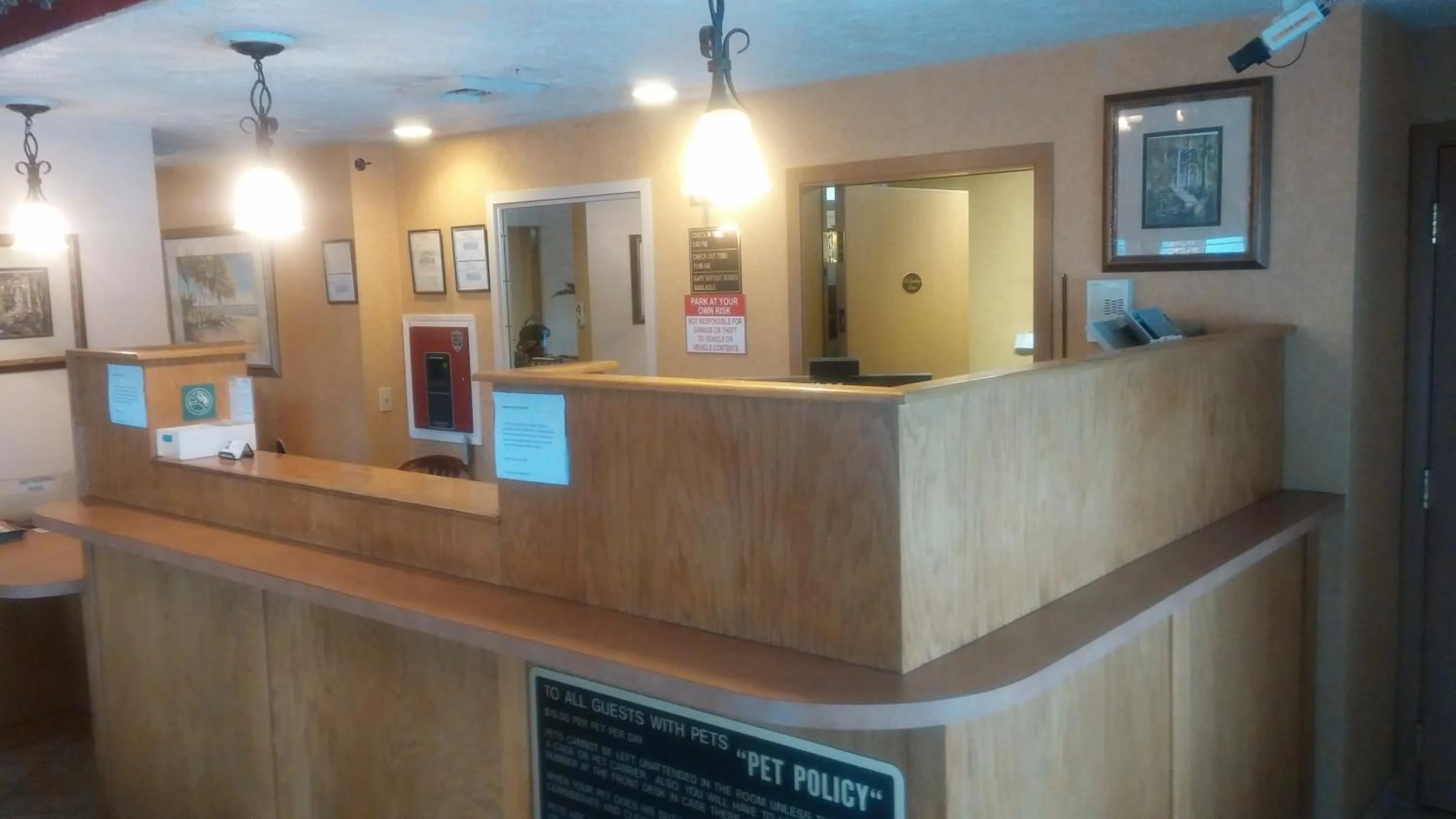 Lobby or reception in Sunrise Inn