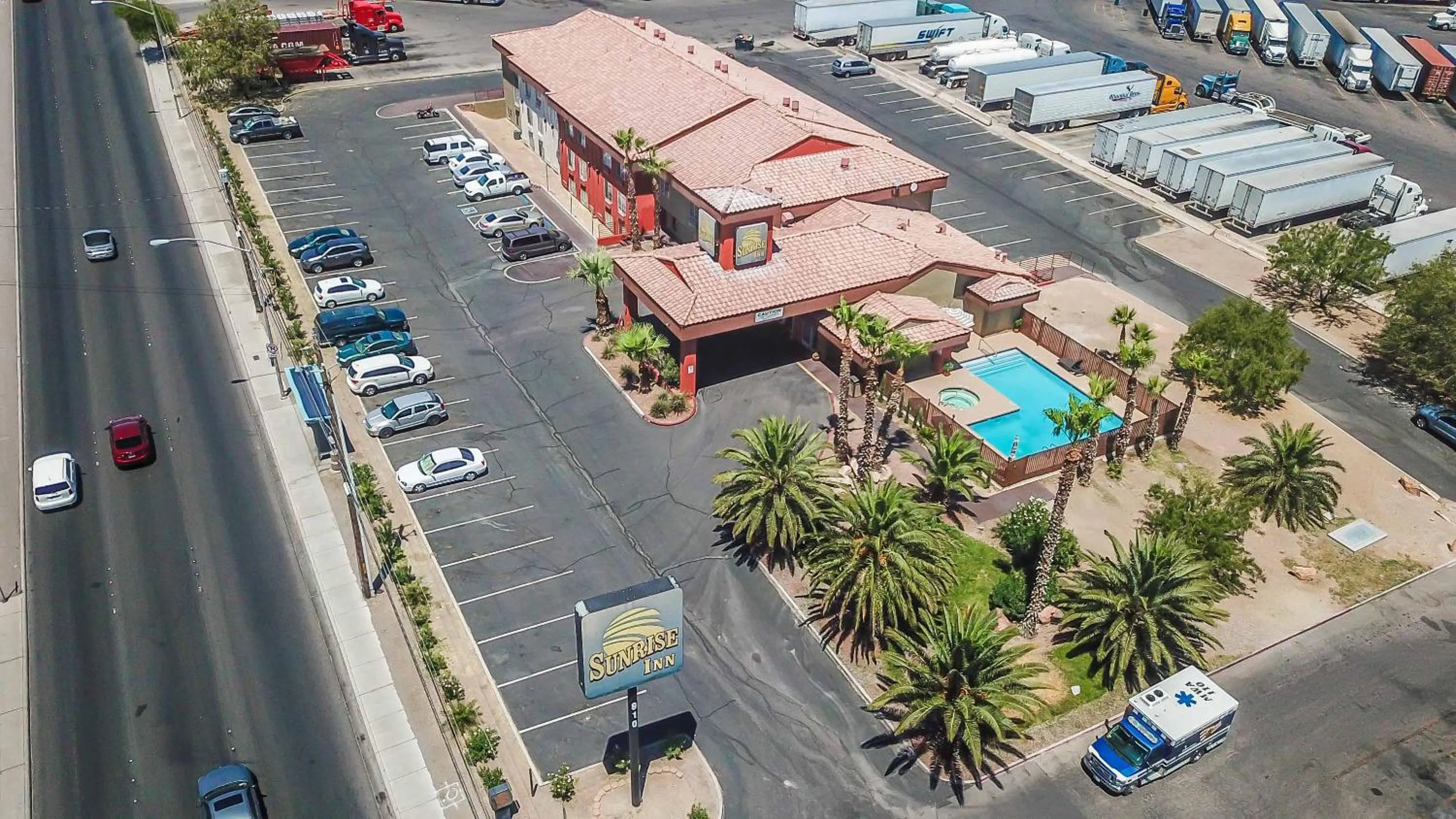 Bird's eye view in Sunrise Inn