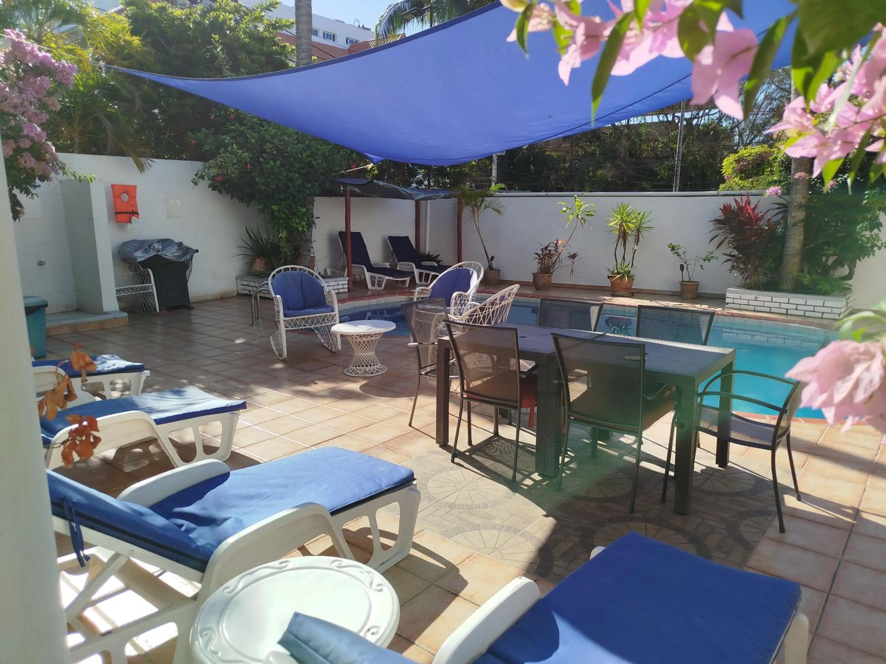 Patio in Hotel Casa Coco