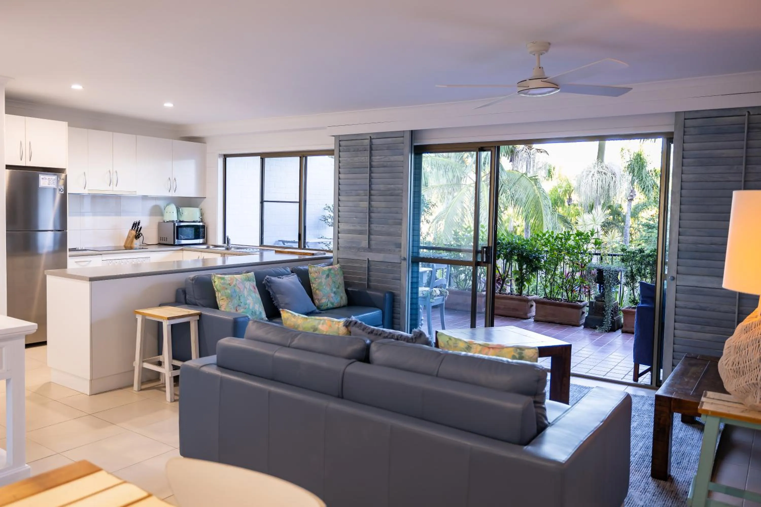 Living room in The Oasis Apartments and Treetop Houses