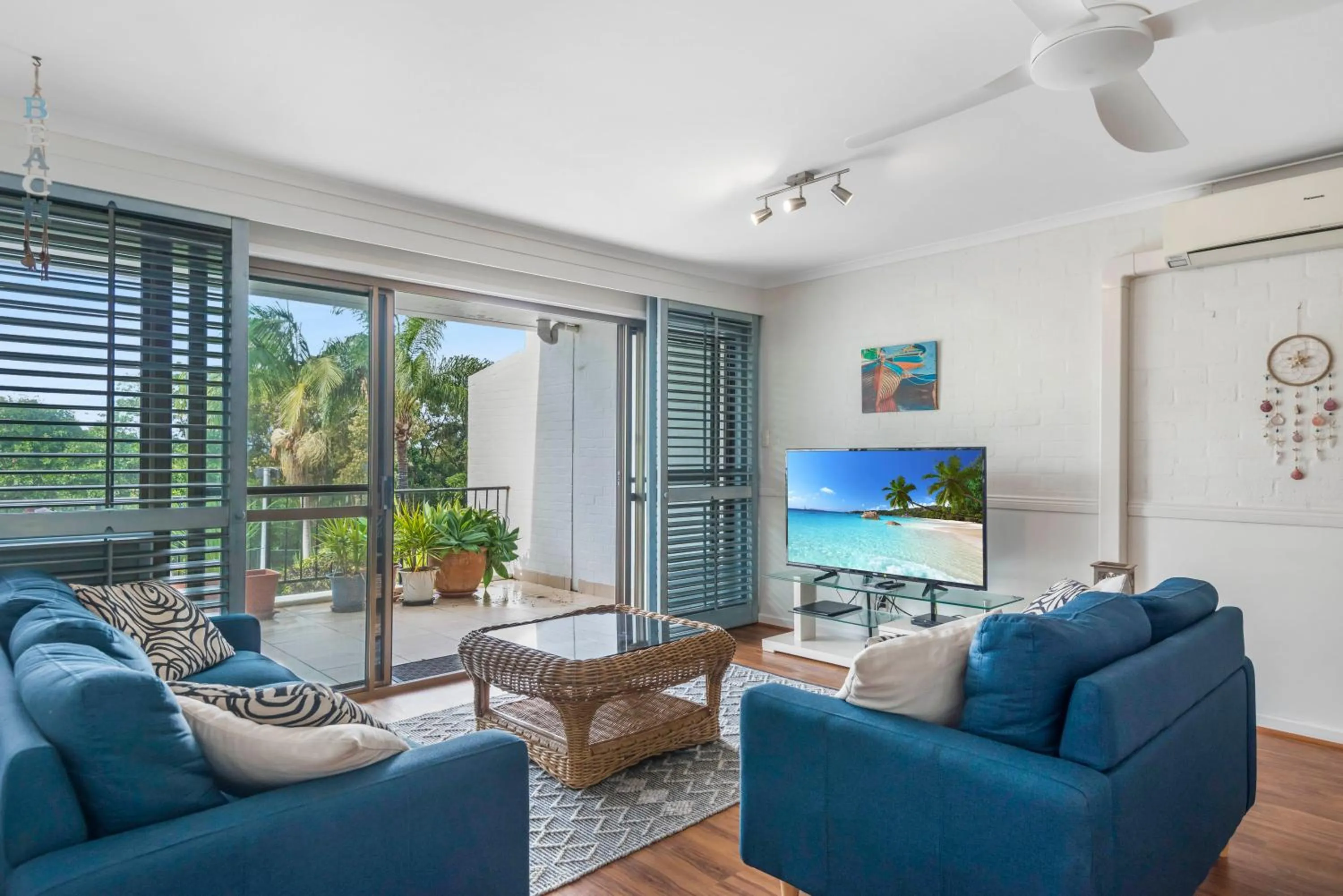 Living room in The Oasis Apartments and Treetop Houses