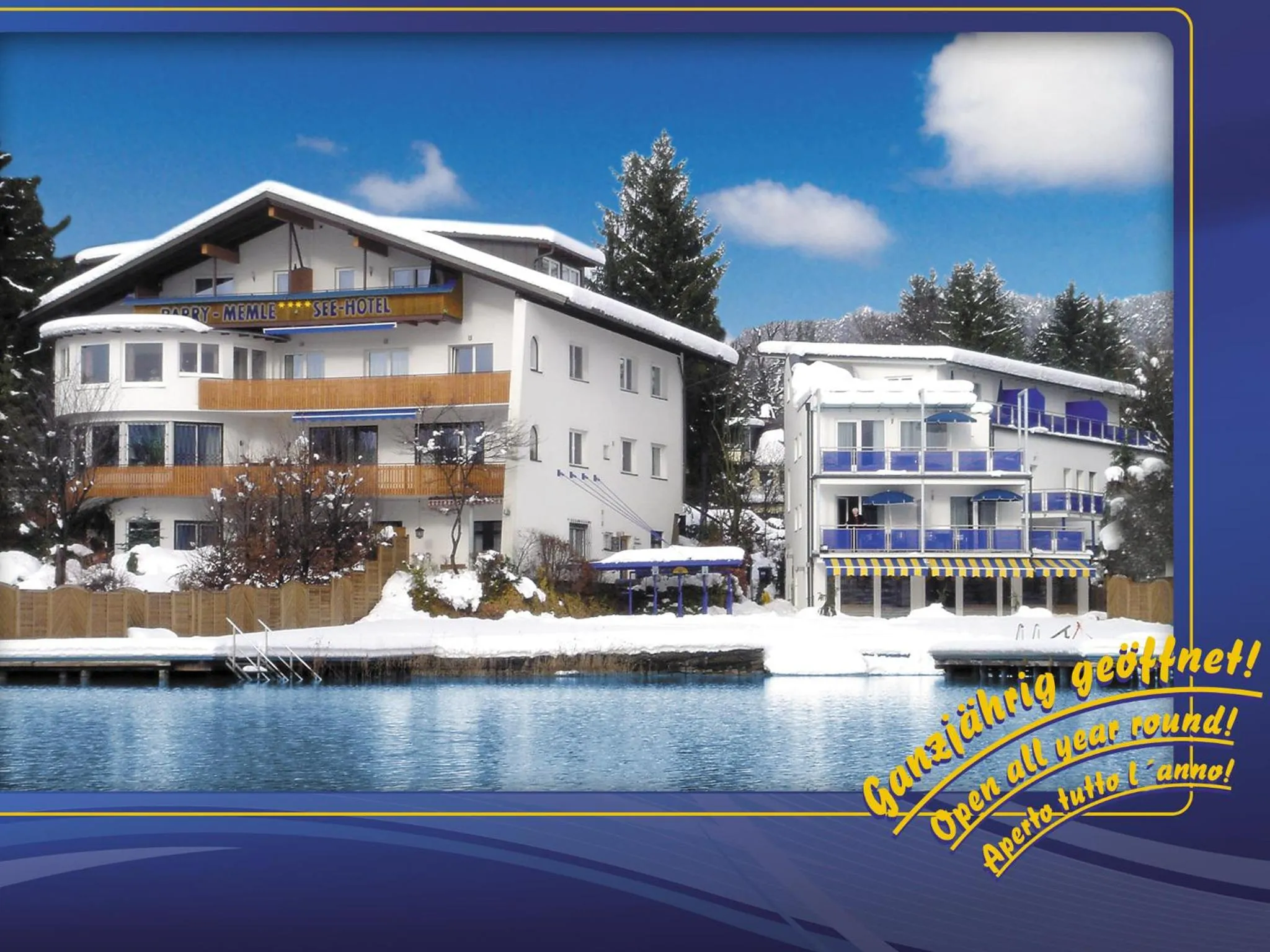 Winter in Barry Memle Directly at the Lake