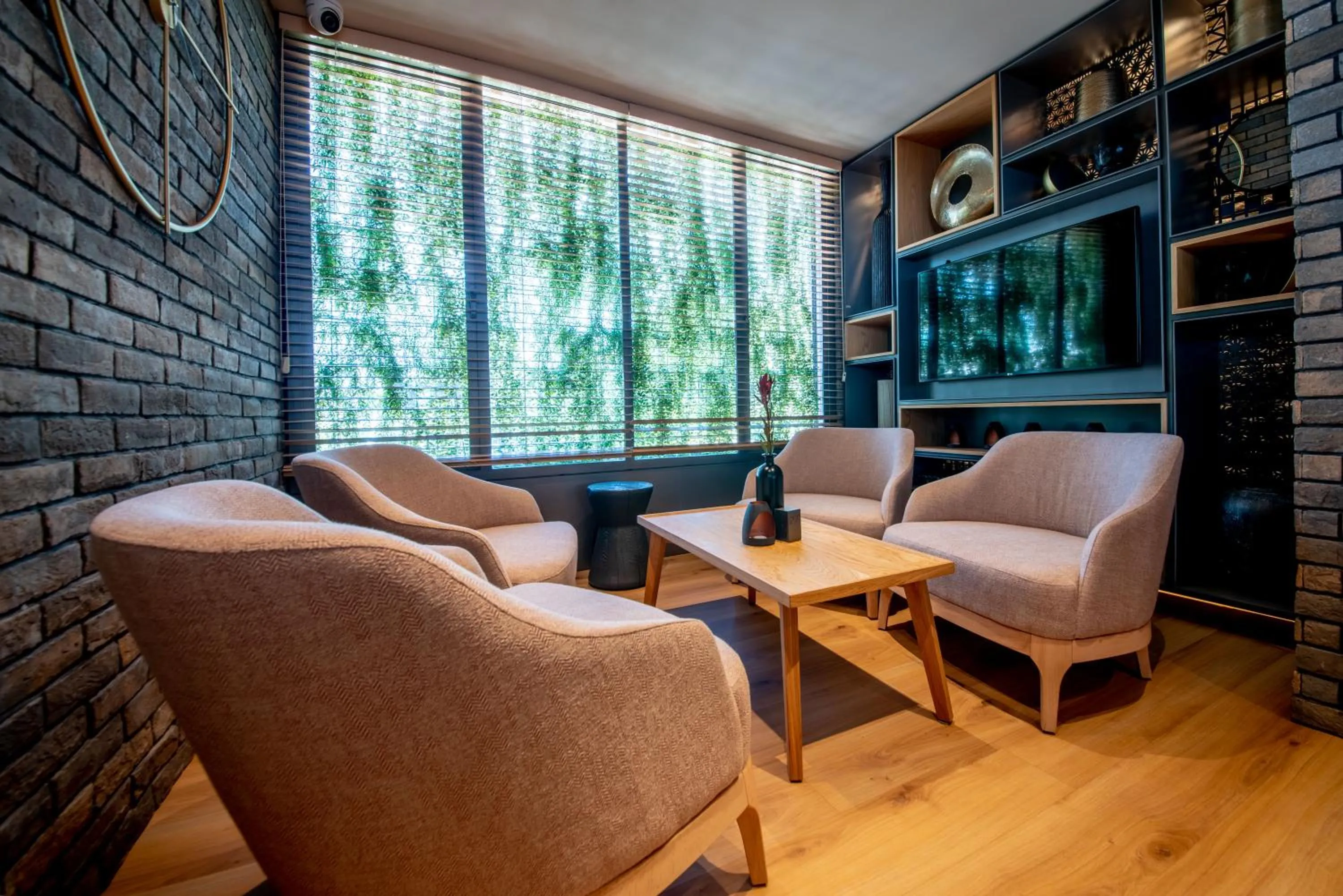 Lounge or bar in Liquid Hotel Apartments