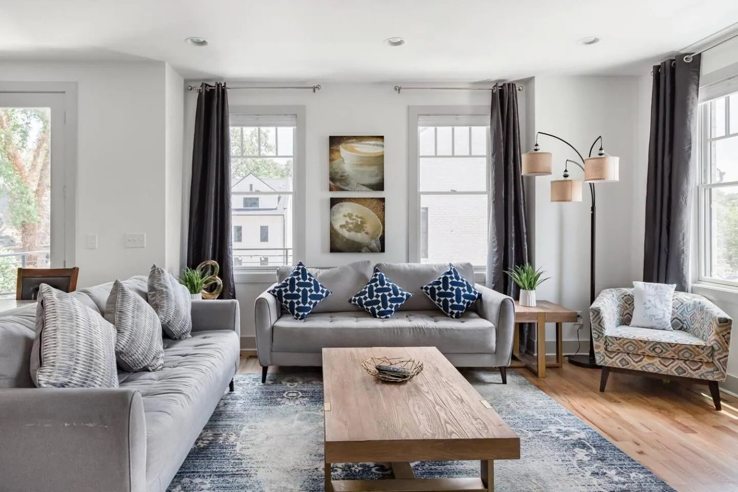Living room in Brand New Luxury Home near Downtown