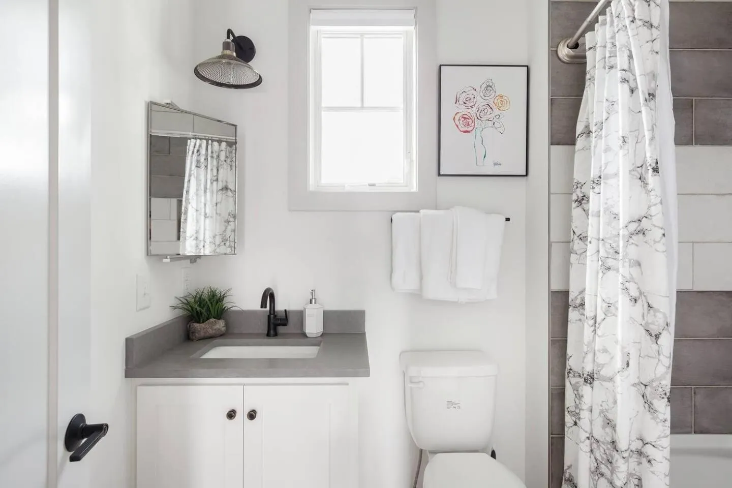 Bathroom in Brand New Luxury Home near Downtown