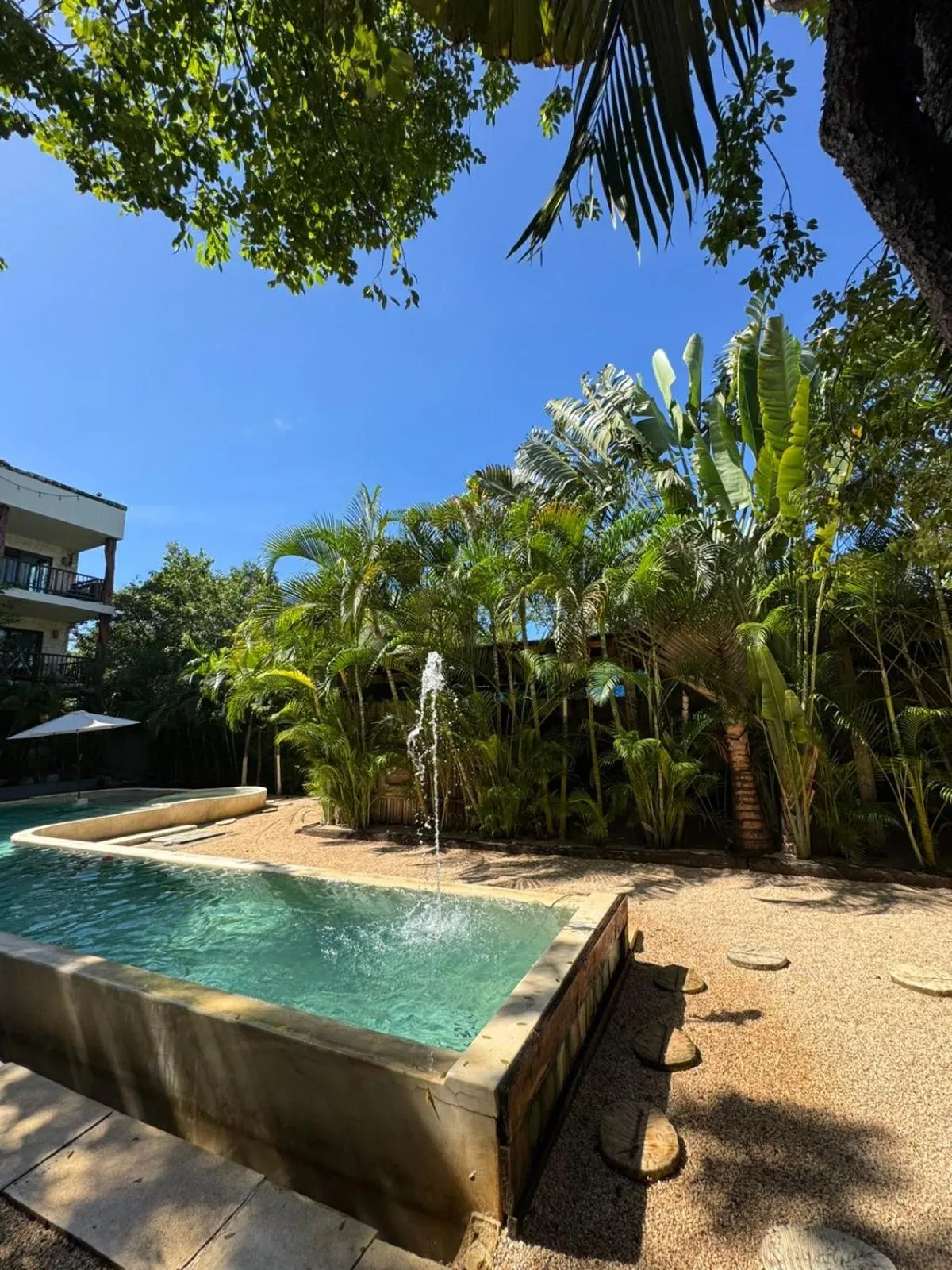 Garden view in Casa Tulum Hotel