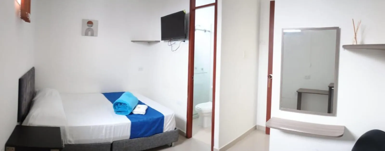 Bed in Hotel Cafe Estrella