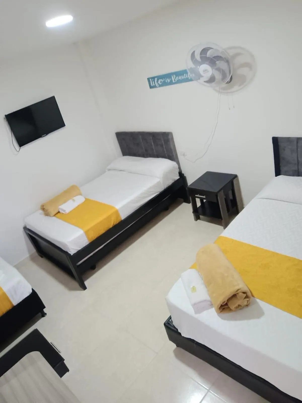 Bed in Hotel Cafe Estrella