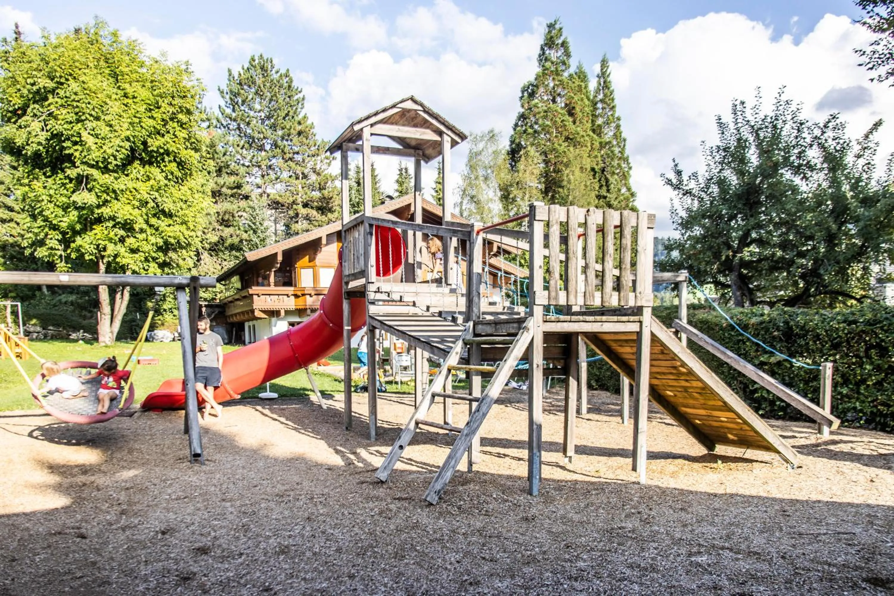 Children play ground in Familienhotel Adler