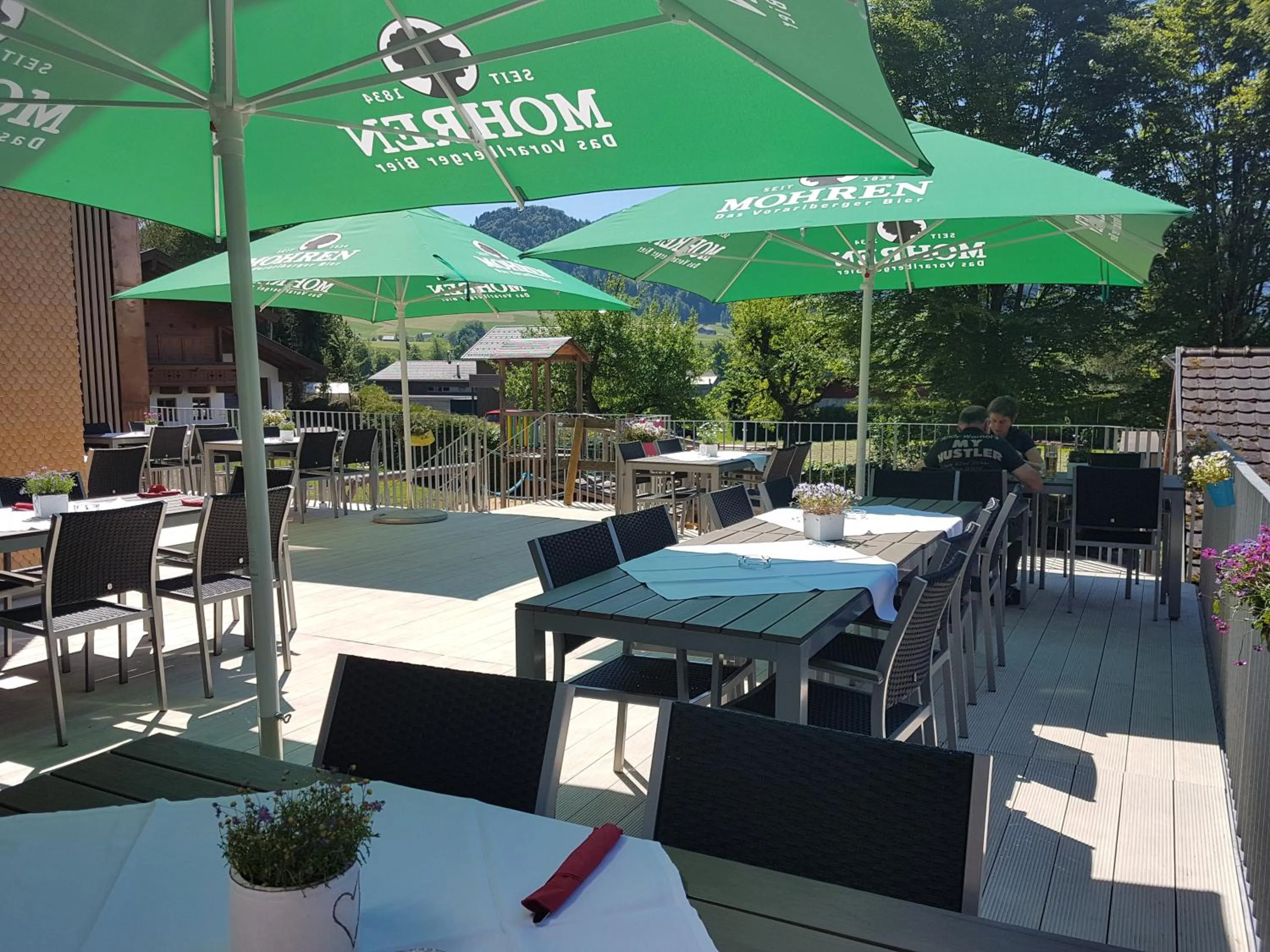 Balcony/Terrace in Familienhotel Adler