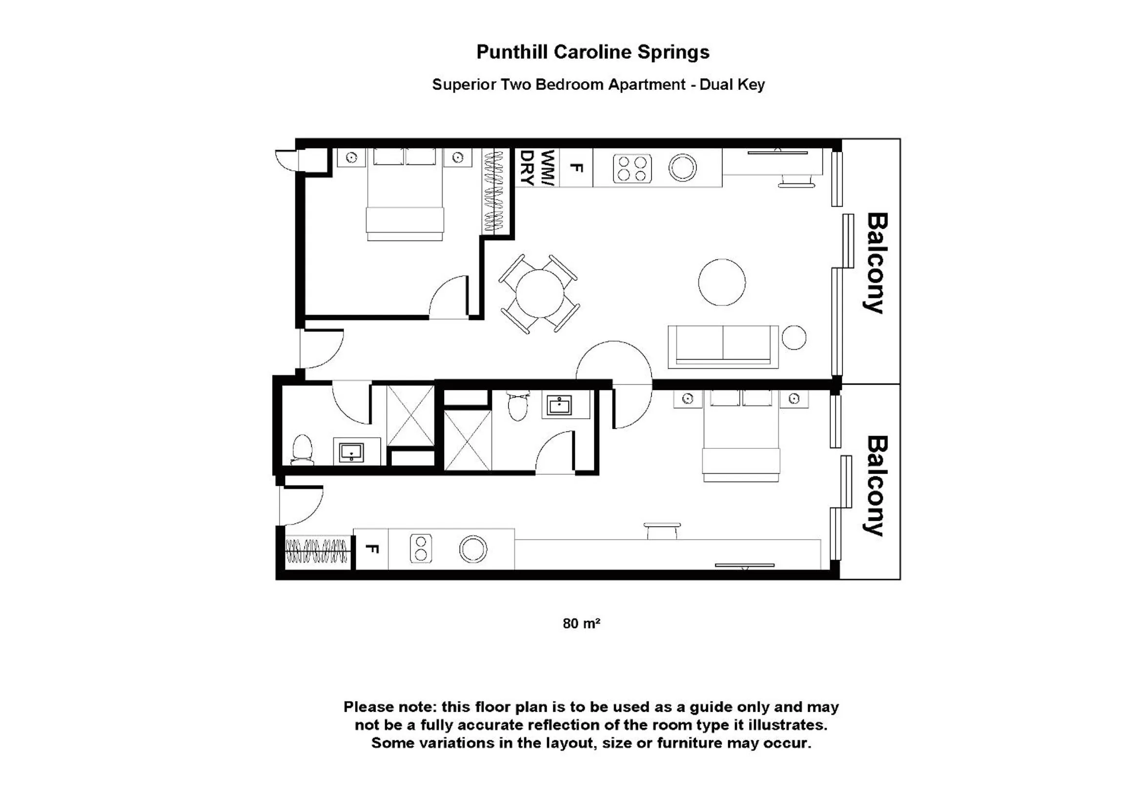 Floor plan in Punthill Caroline Springs