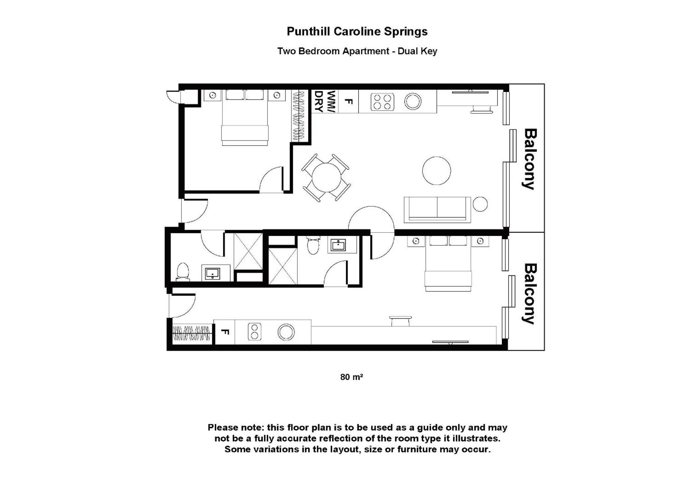 Floor plan in Punthill Caroline Springs