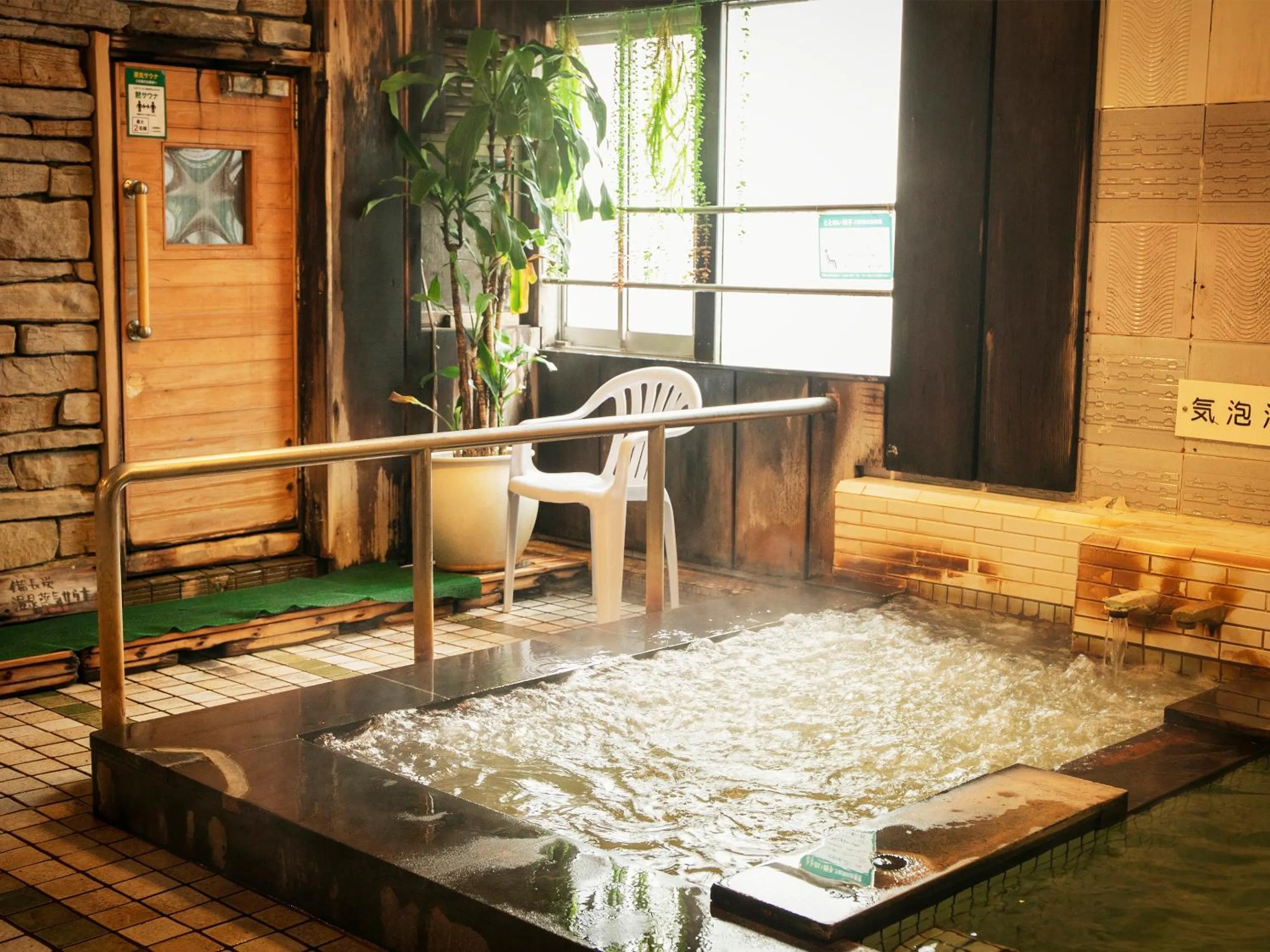 Hot Spring Bath in Hotel New Nishino