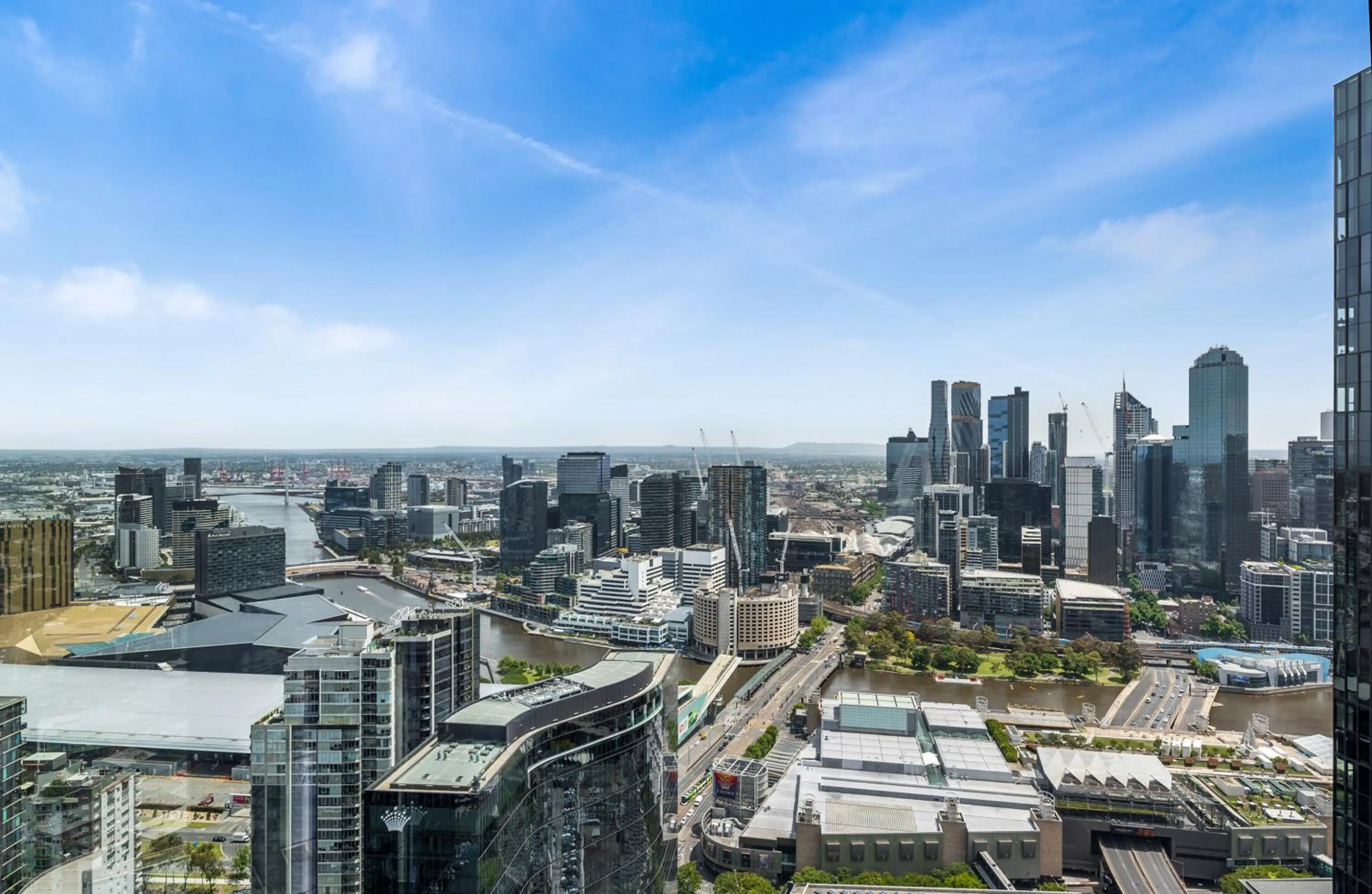 City view in Melbourne City Apartments Panoramic Skyview Penthouse