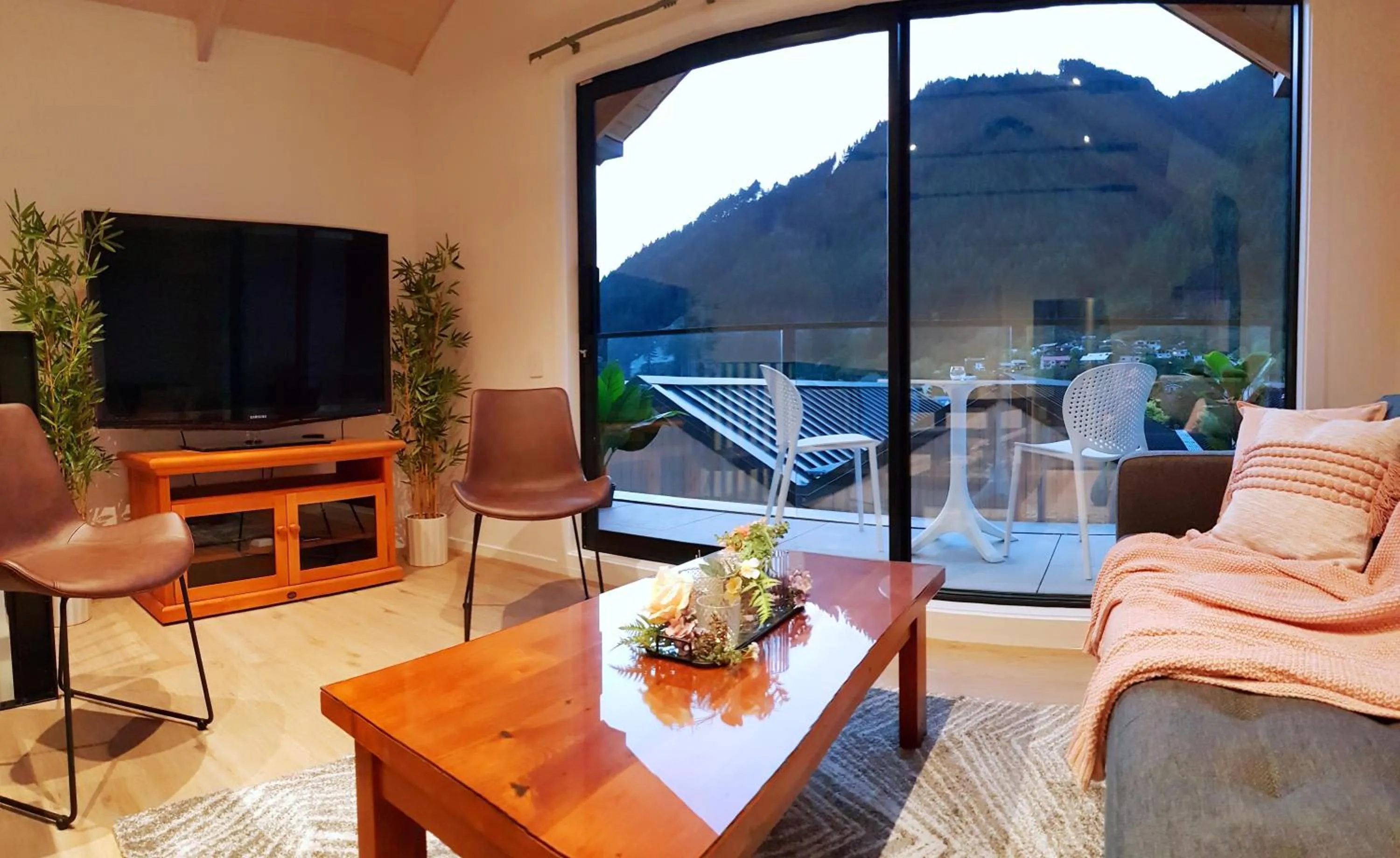 Living room in The Alex Apartments