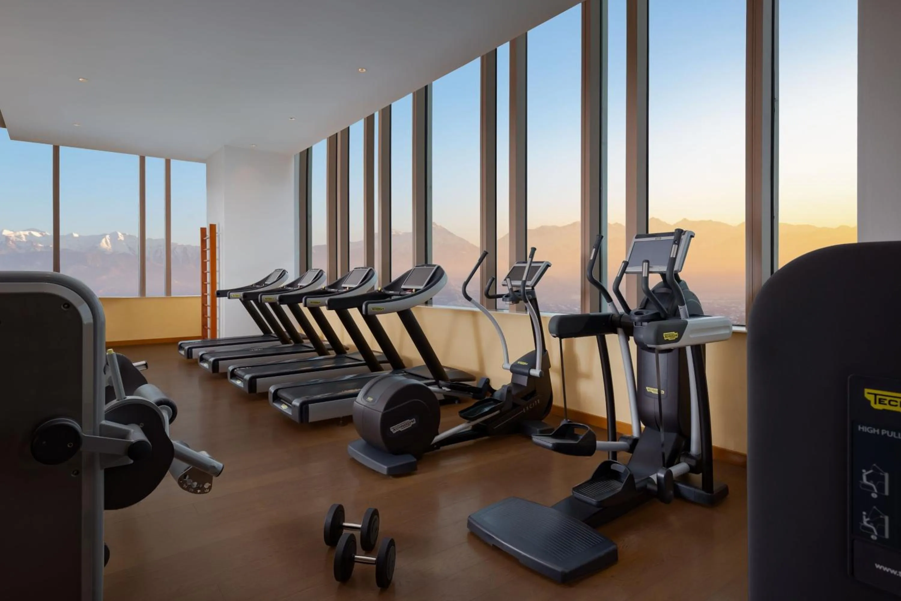 Fitness centre/facilities in The Ritz-Carlton, Almaty