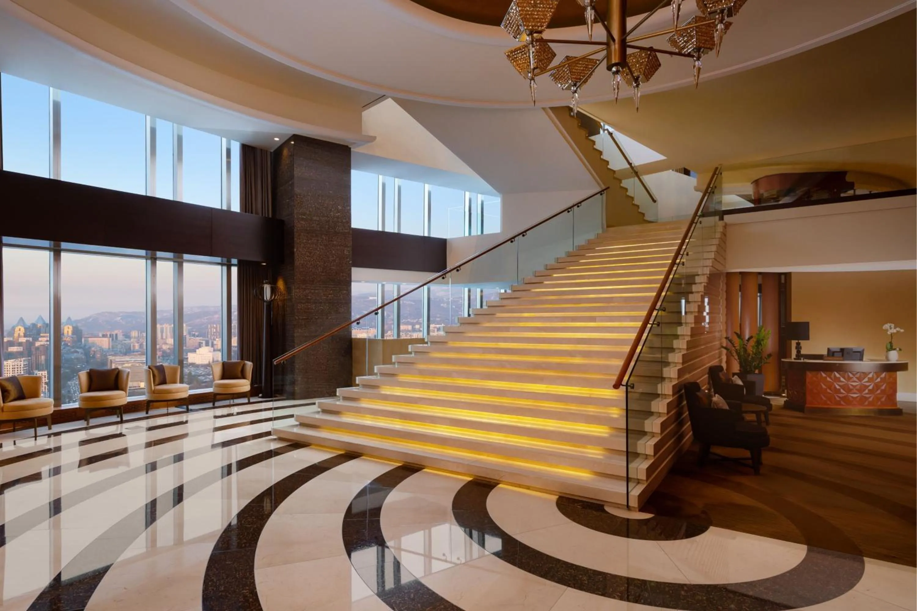 Lobby or reception in The Ritz-Carlton, Almaty