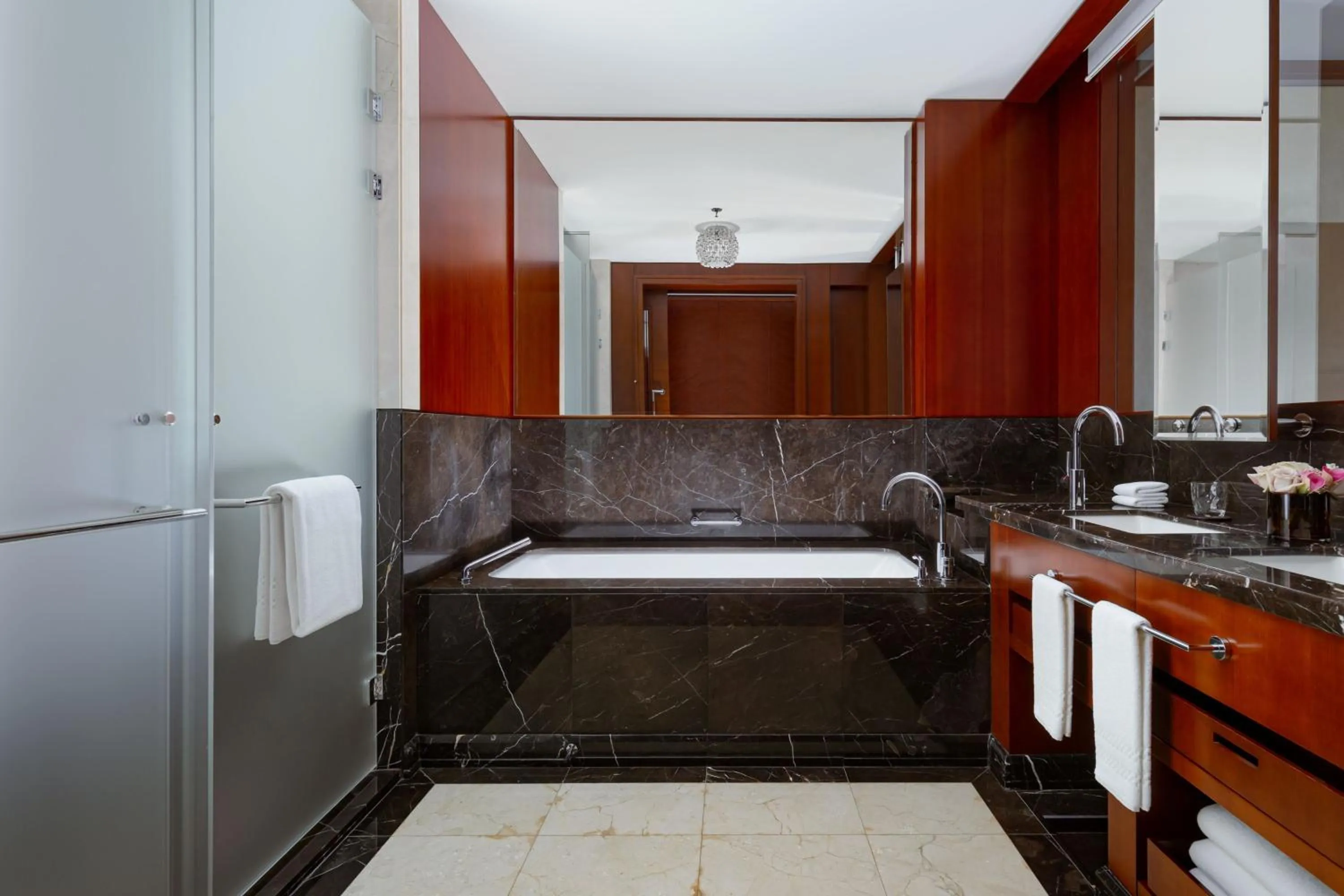 Bathroom in The Ritz-Carlton, Almaty