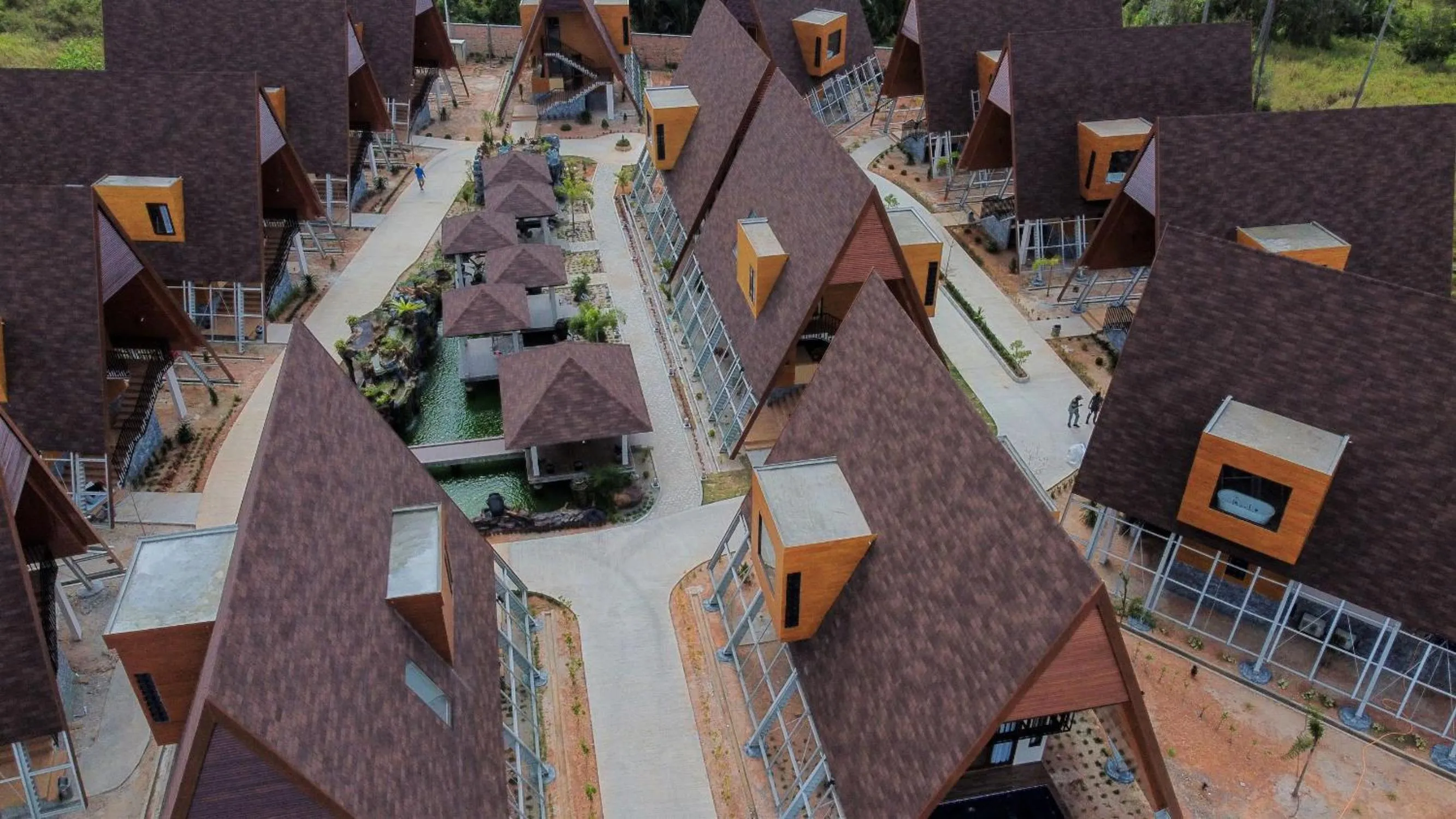 Bird's eye view in One of A Kind Resort @Trikora Beach - Bintan