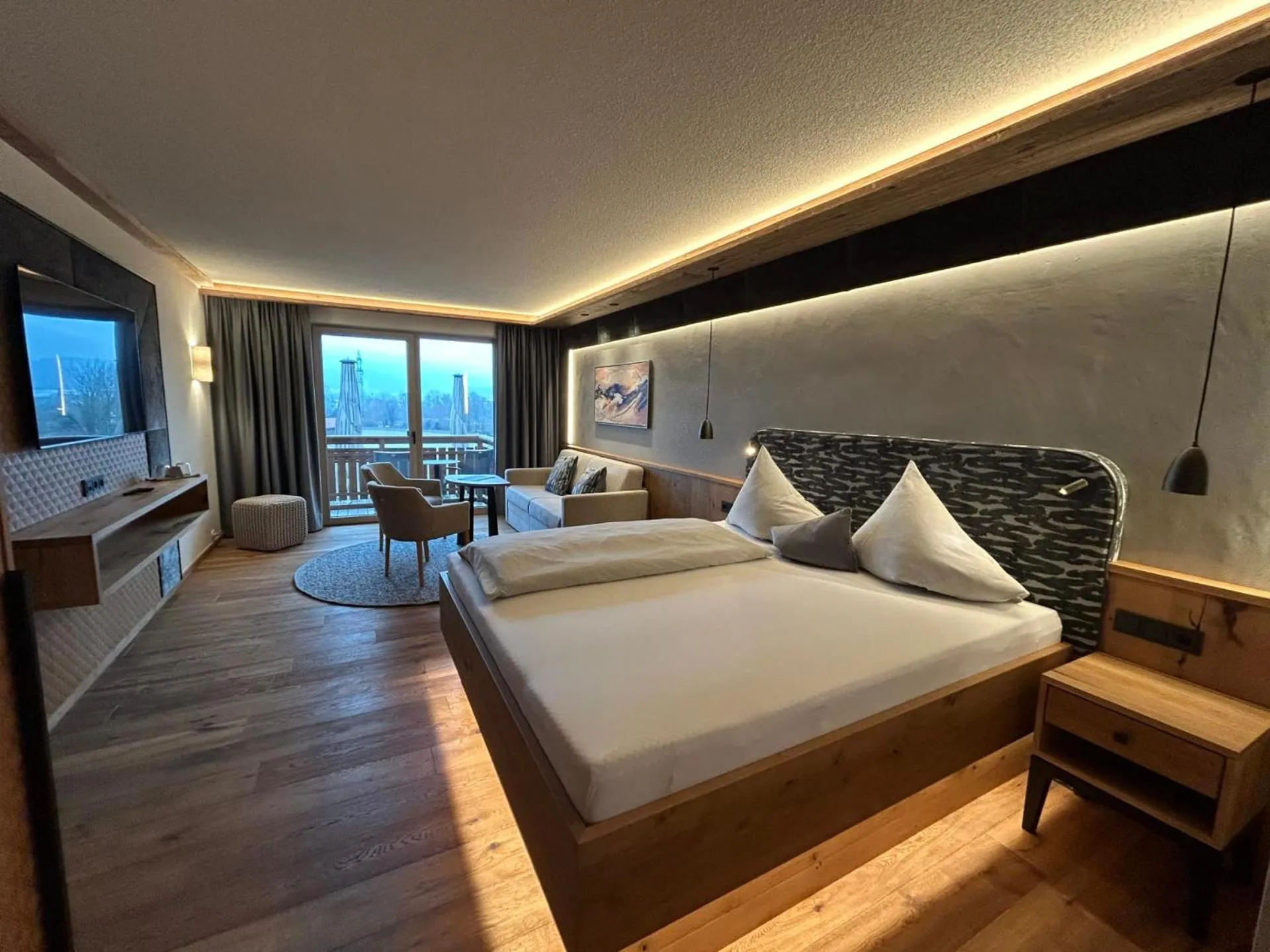 Bedroom, Bed in Hotel Königgut