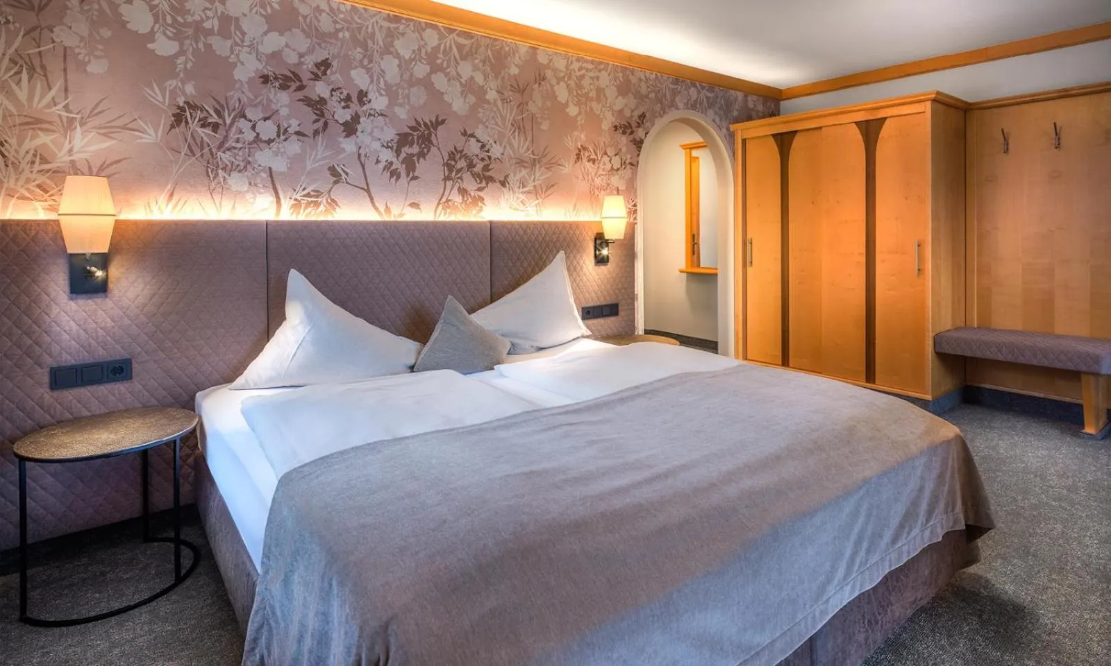 Bed in Hotel Königgut